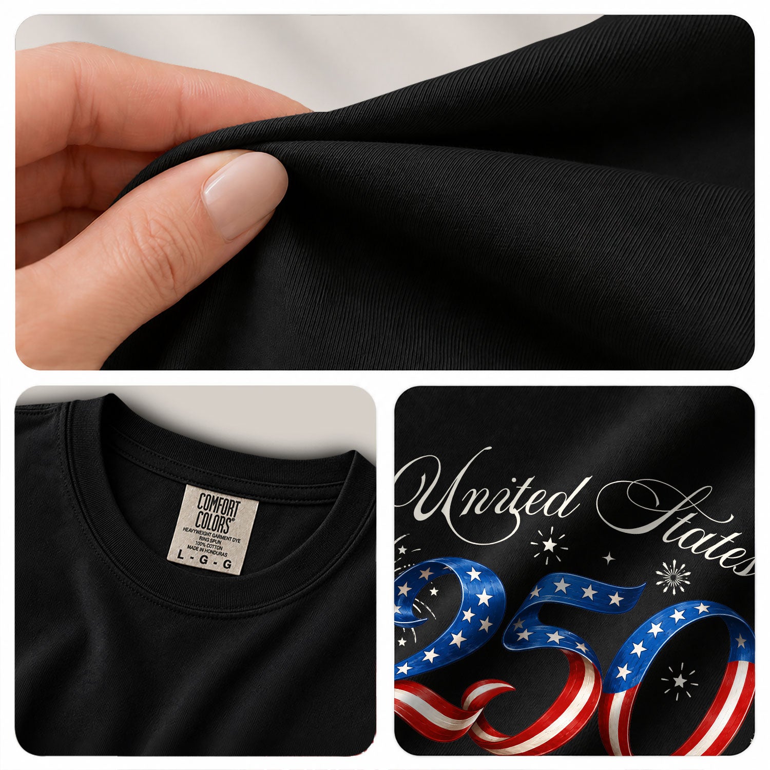 Custom Family Shirt United States Celebration 2026 250th Navy Patriotic Fireworks Graphic - Rust Field Wear