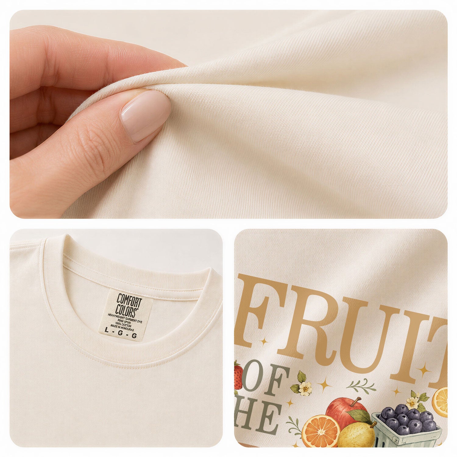 Fruit Of The Spirit Galatians Scripture Pink Cute Christian Tee For Women Apparel