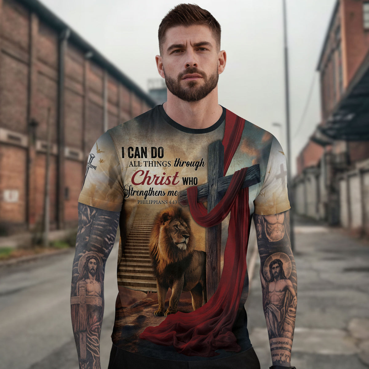 Christian Tee Shirts, I Can Do All Things Through Christ Philippians 4 13 - Freedom Shirts for Men, RustField Co - Rust Field Wear