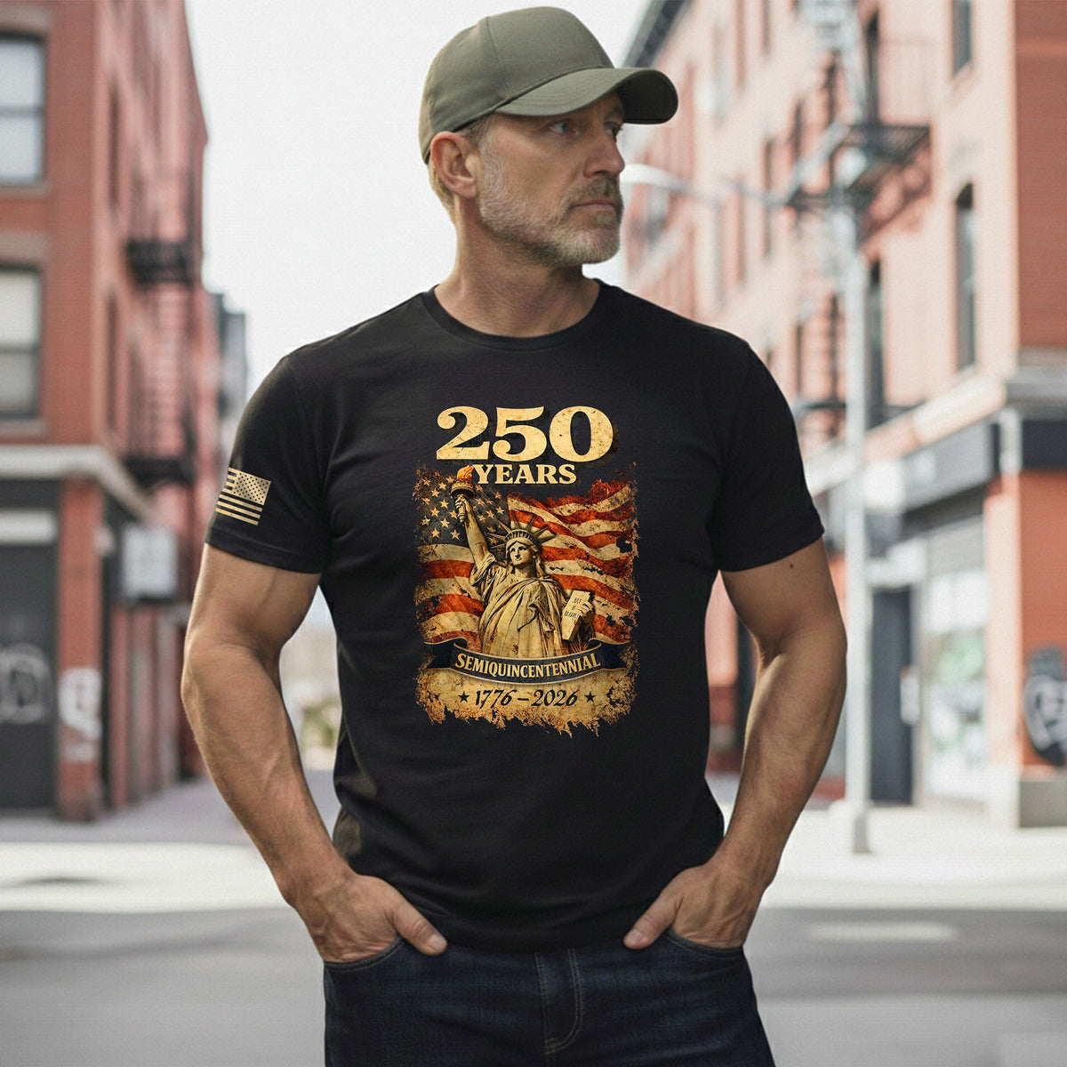 USA 250th Anniversary 250 Years Shirt 1776-2026 Patriotic - Rust Field Wear