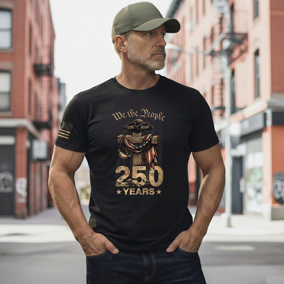 Christian Freedom Heritage Shirt USA 250 Years Independence Since 1776 - Rust Field Wear