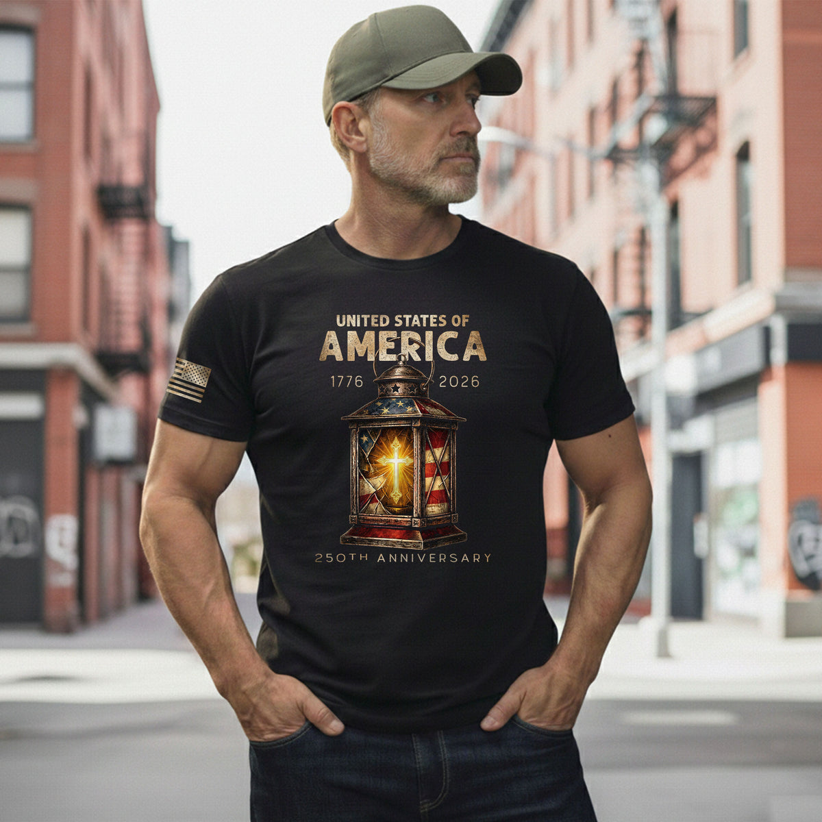 USA 250th Anniversary Shirt 1776–2026 Patriotic Heritage Celebration Shirt - Rust Field Wear