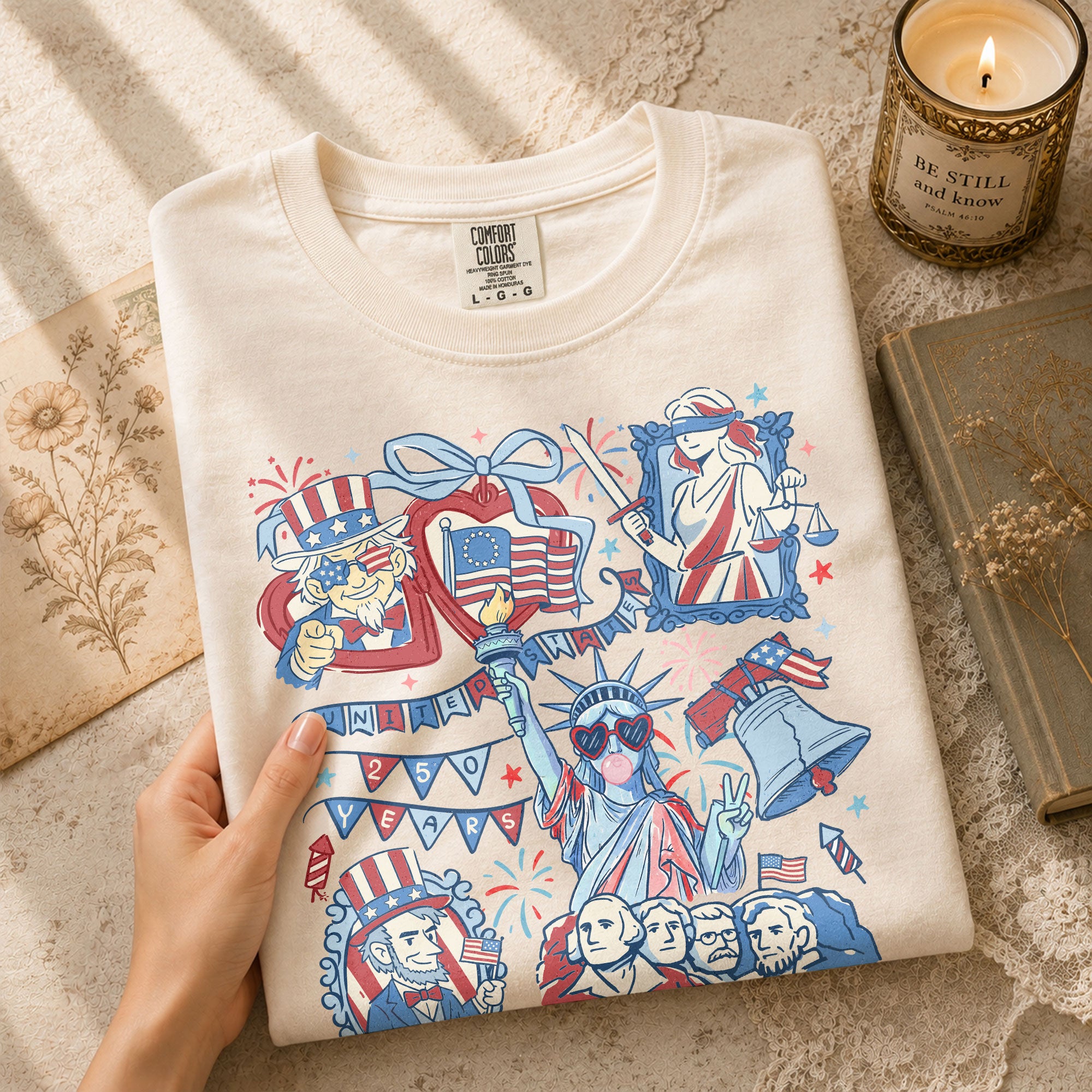 250 Years America Anniversary 2026 Shirt - 1776 Patriotic Freedom Commemorative Tee - Rust Field Wear