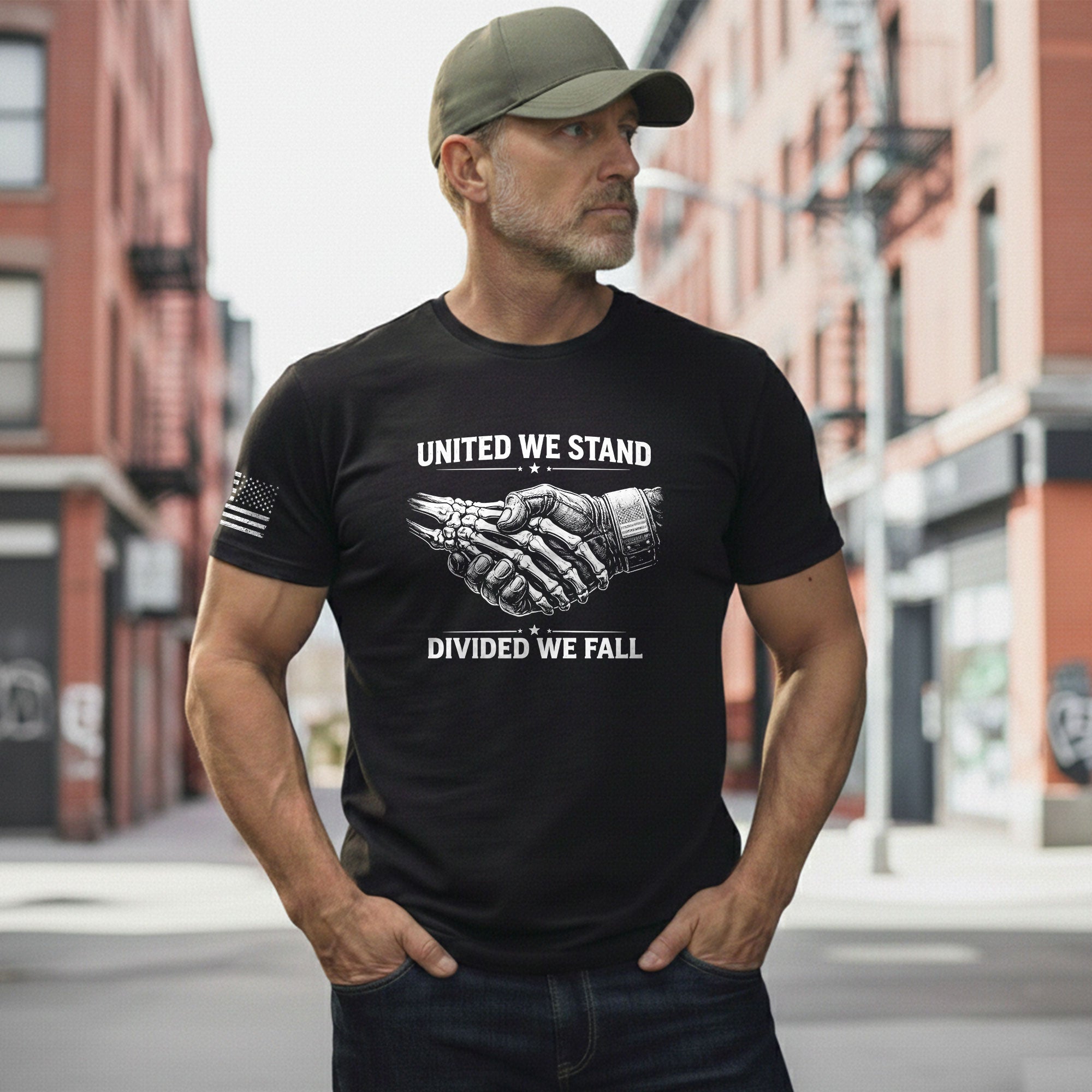 America 250th Anniversary Shirt - United We Stand Divided We Fall T-Shirt, 1776-2026 250 Years Patriotic Unity Tee - Rust Field Wear
