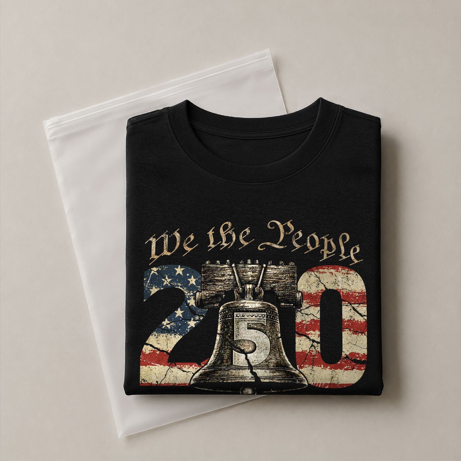 Kids We The People 250 Years T-Shirt 1776–2026 Liberty Bell Patriotic Youth Tee