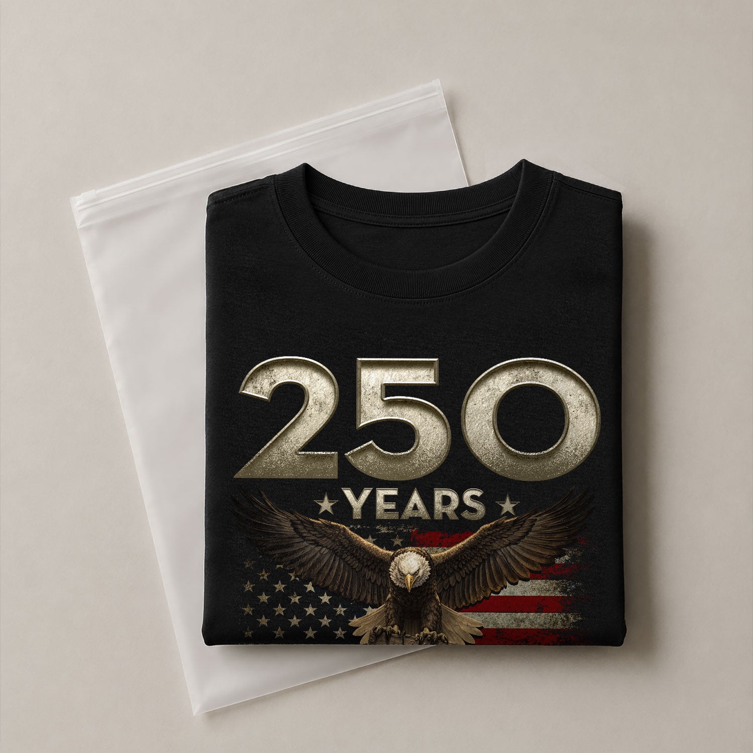 250 Years Kids T-Shirt Vintage American Flag Patriotic Eagle 1776-2026 Boys Girls Tee