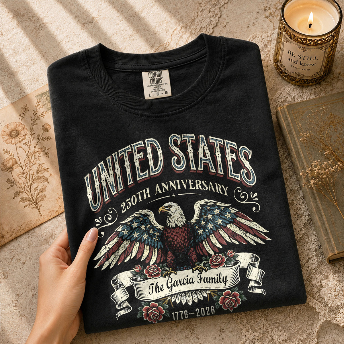 National Celebration Heritage Apparel Customized Custom Family Name United States Shirts - Rust Field Wear