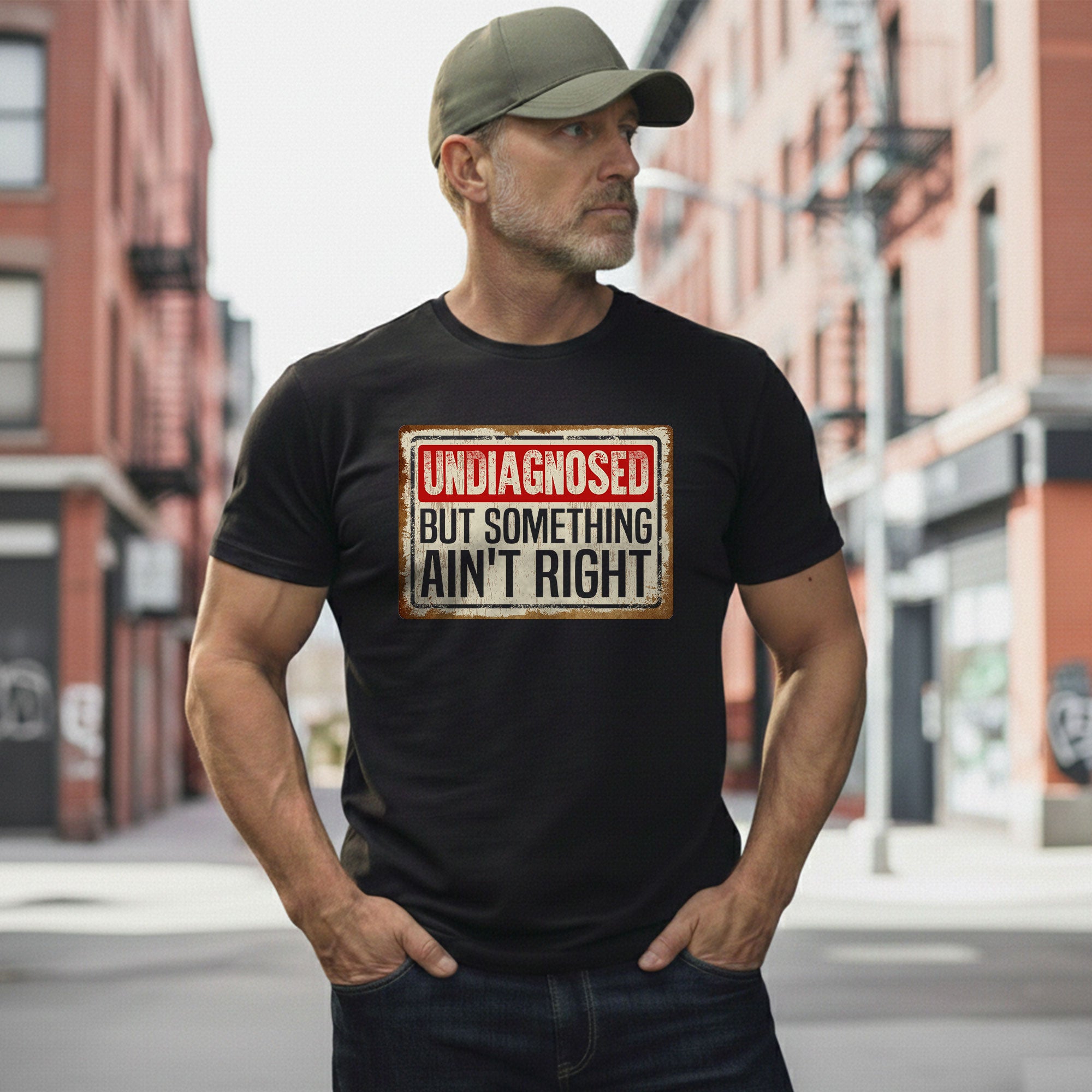 Funny Chronic Illness Shirt - "Undiagnosed But Something Ain't Right" Tee For Awareness - Rust Field Wear