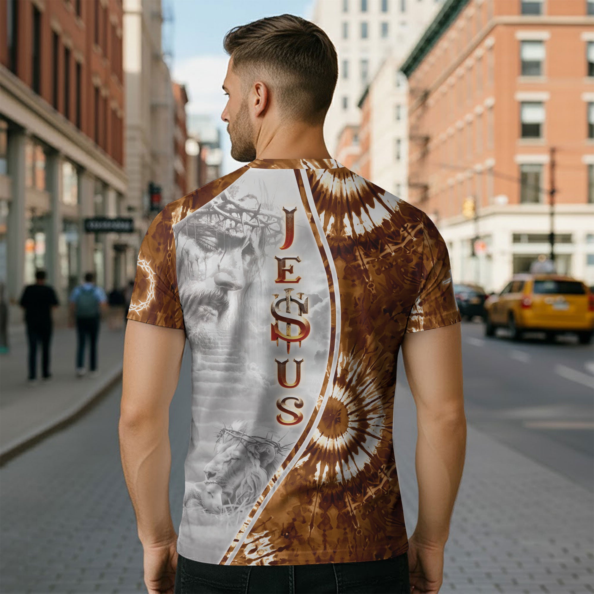 RustField Co, The Way The Truth The Life John 14 6 Lion Of Judah - Christian Tee Shirts for Men, Freedom Shirts - Rust Field Wear