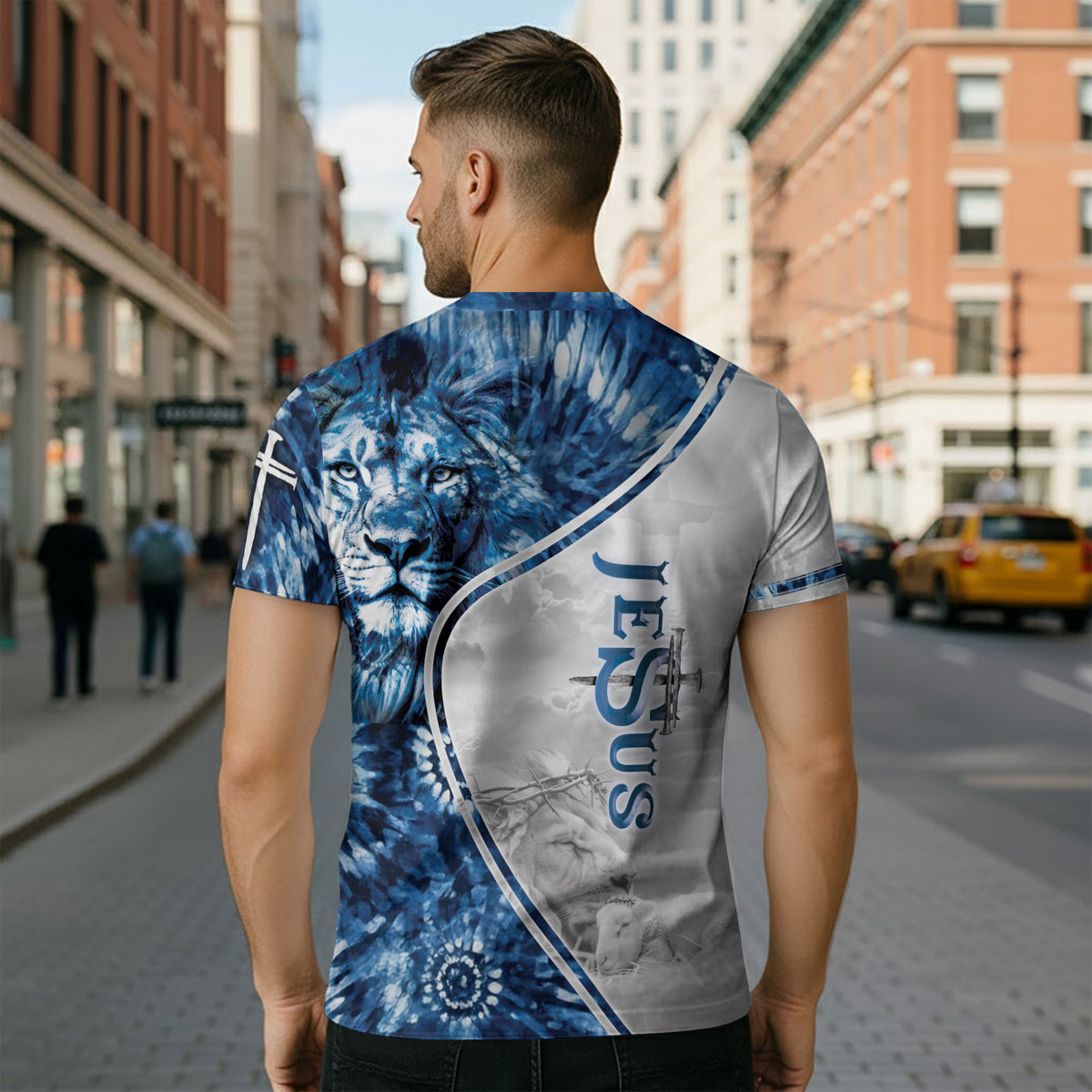 Eyed Lion Rooted In Christ Colossians 2 7, Freedom Shirts - Christian Tee Shirts for Men, RustField Co - Rust Field Wear