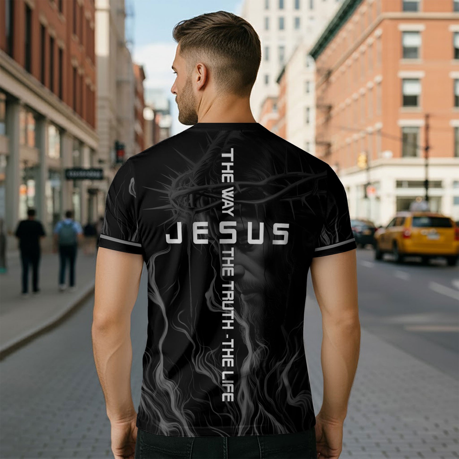 Jesus The Way The Truth The Life Lion of Judah - RustField Co Freedom Shirts, Christian Tee Shirts for Men - Rust Field Wear