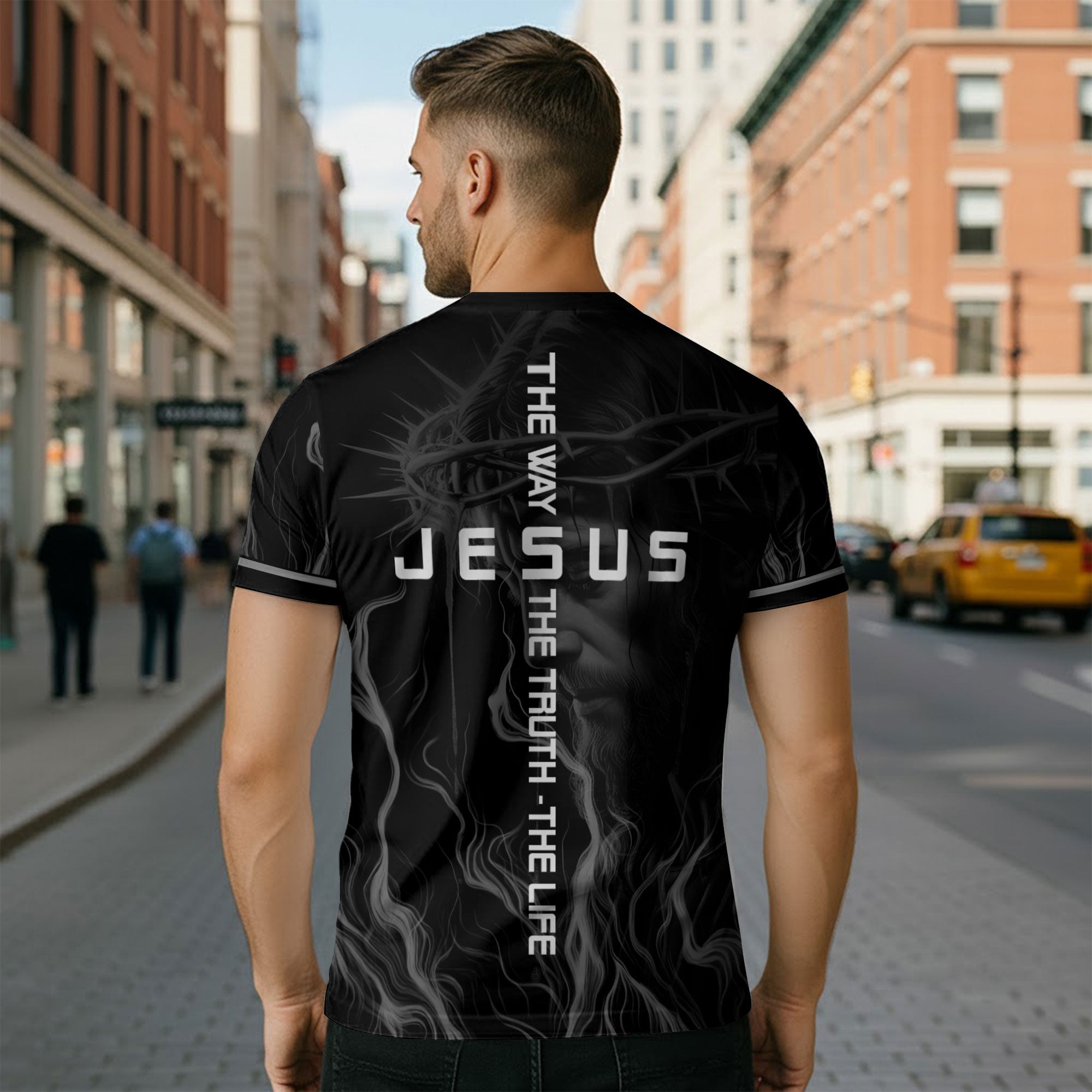 Jesus The Way The Truth The Life Lion of Judah - RustField Co Freedom Shirts, Christian Tee Shirts for Men - Rust Field Wear