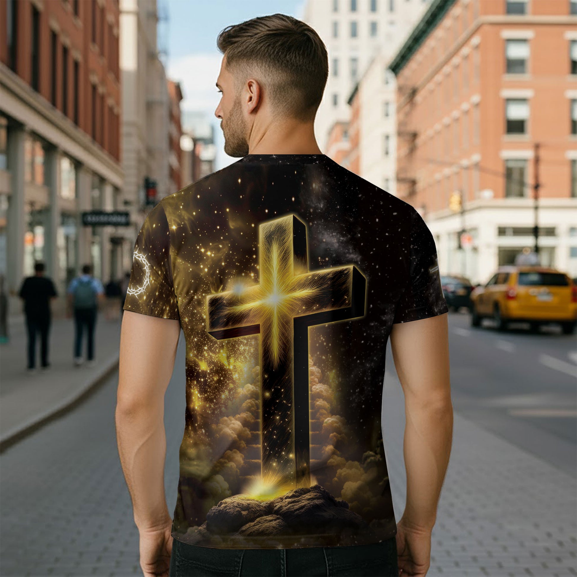 Freedom Shirts - Jesus The Way The Truth The Life Cross Lion Lamb, Christian Tee Shirts for Men, RustField Co - Rust Field Wear