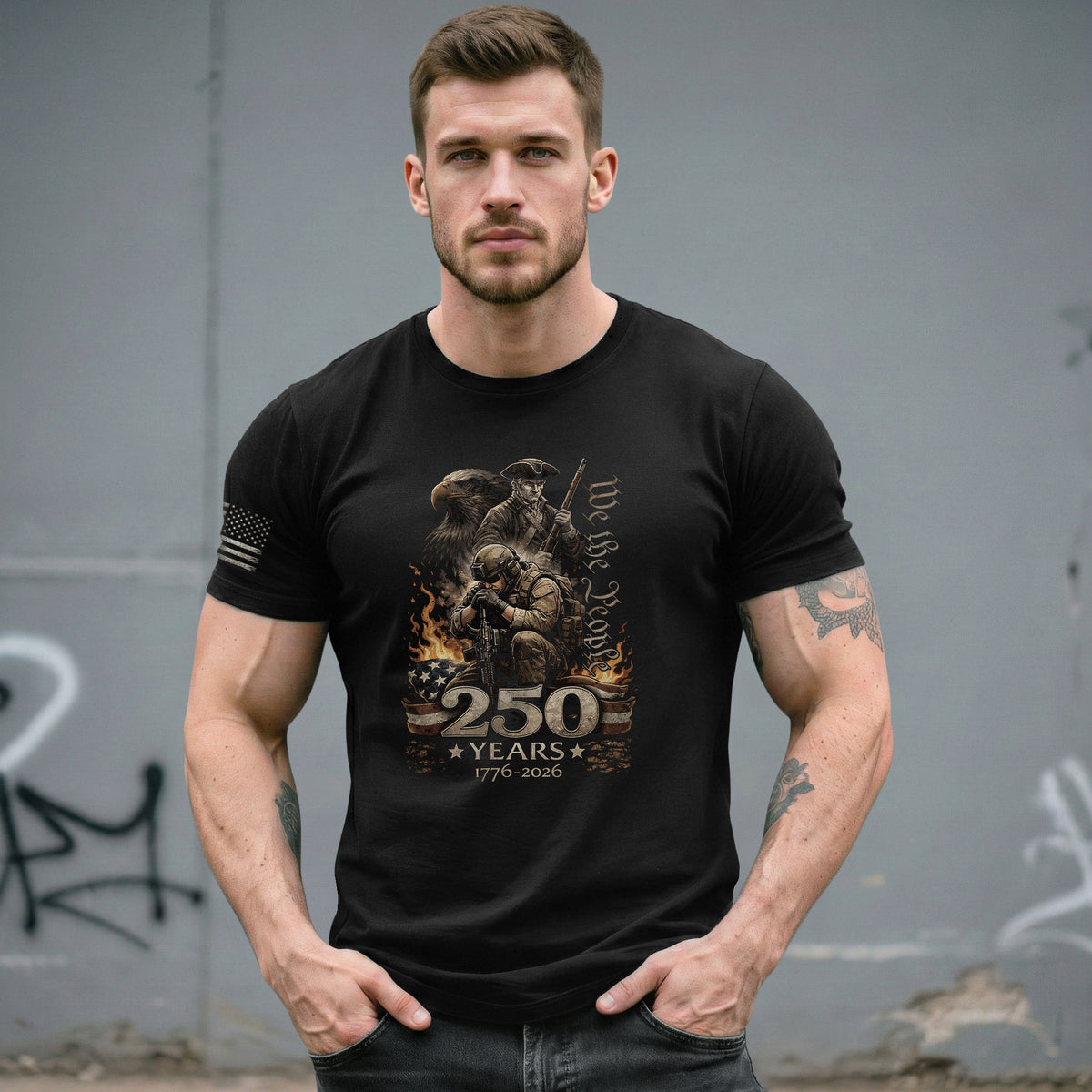 We The People – Past & Present | 250 Years of American Legacy upsale - Rust Field Wear