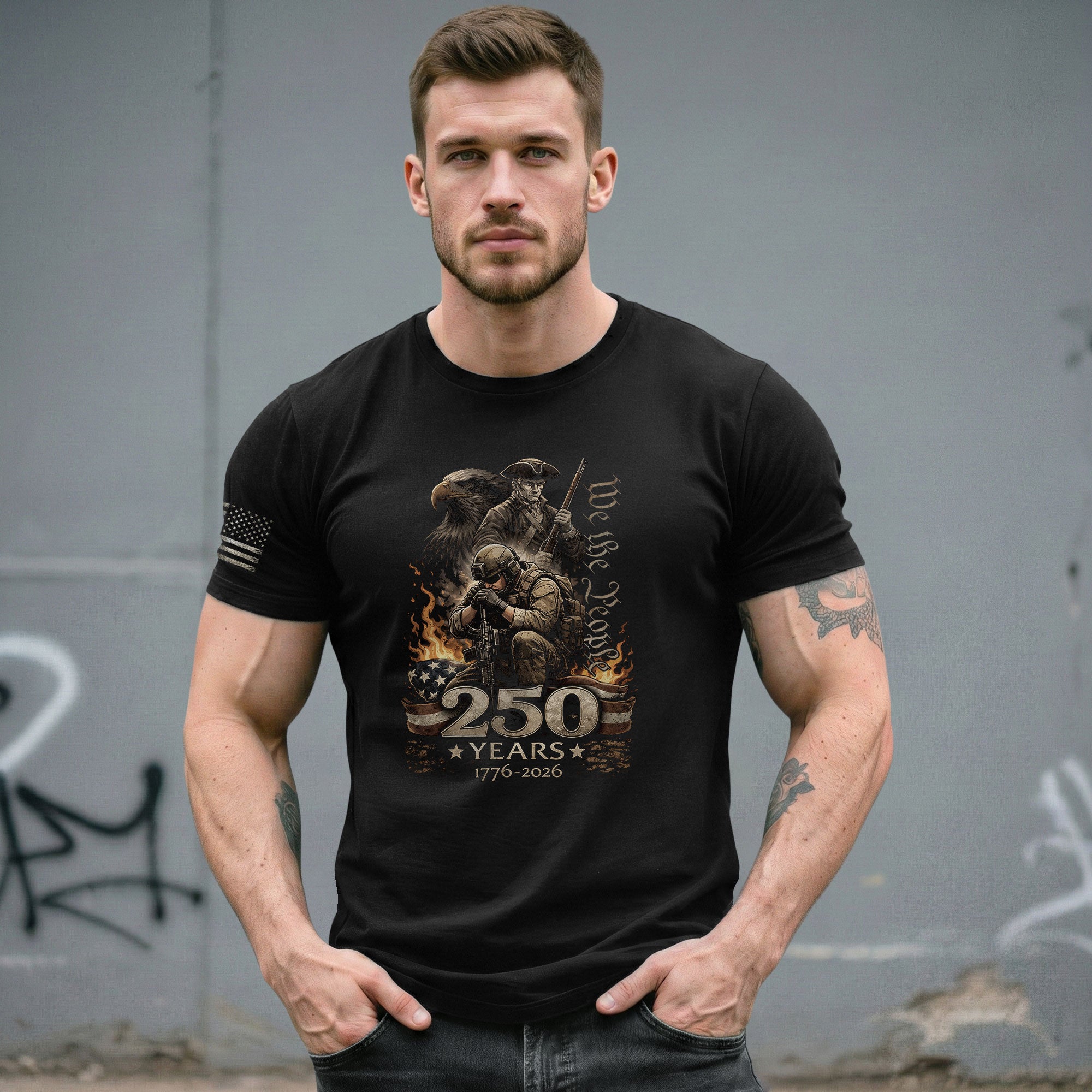 We The People – Past & Present | 250 Years of American Legacy upsale - Rust Field Wear