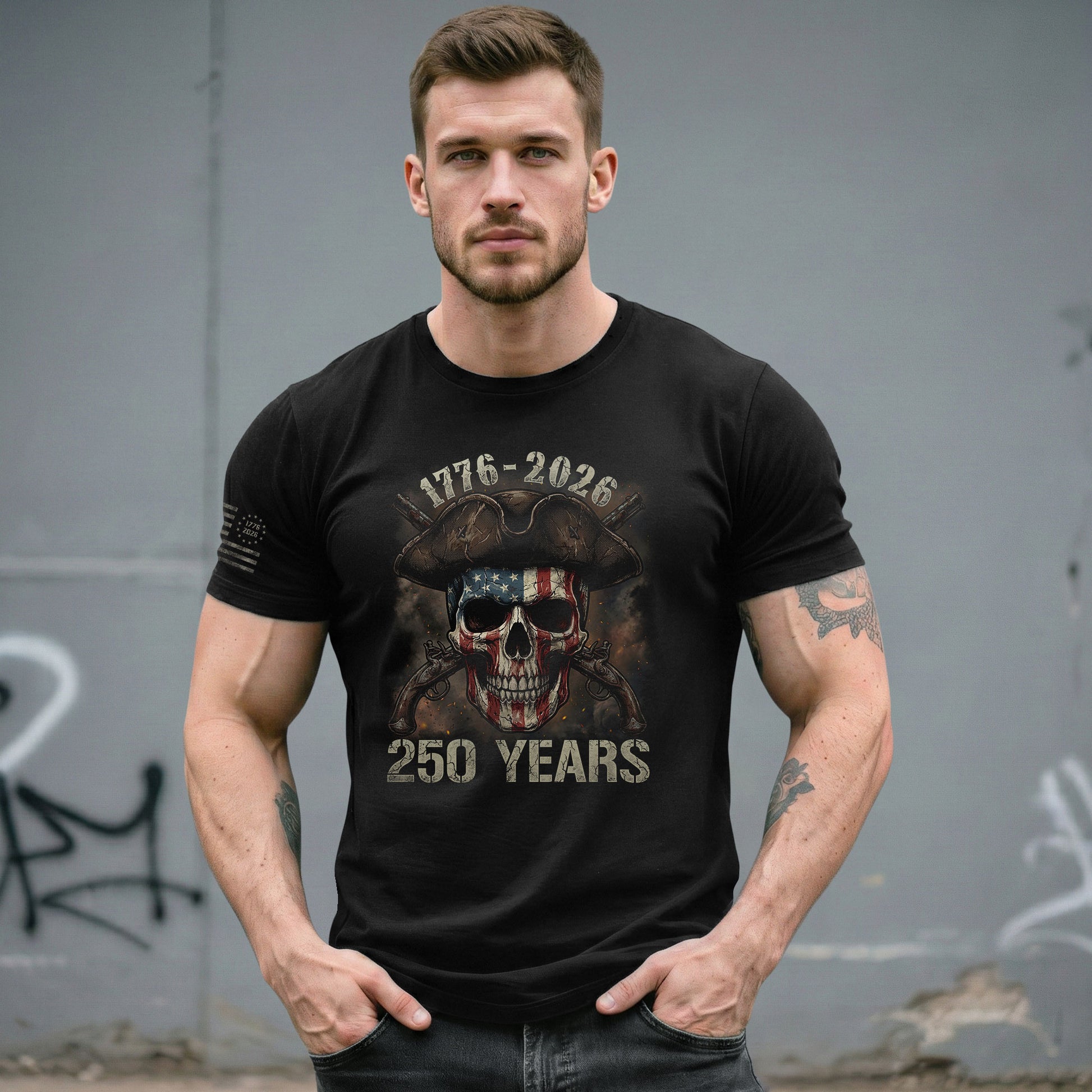 United States 250th Anniversary Shirt Freedom Through the Ages - Rust Field Wear