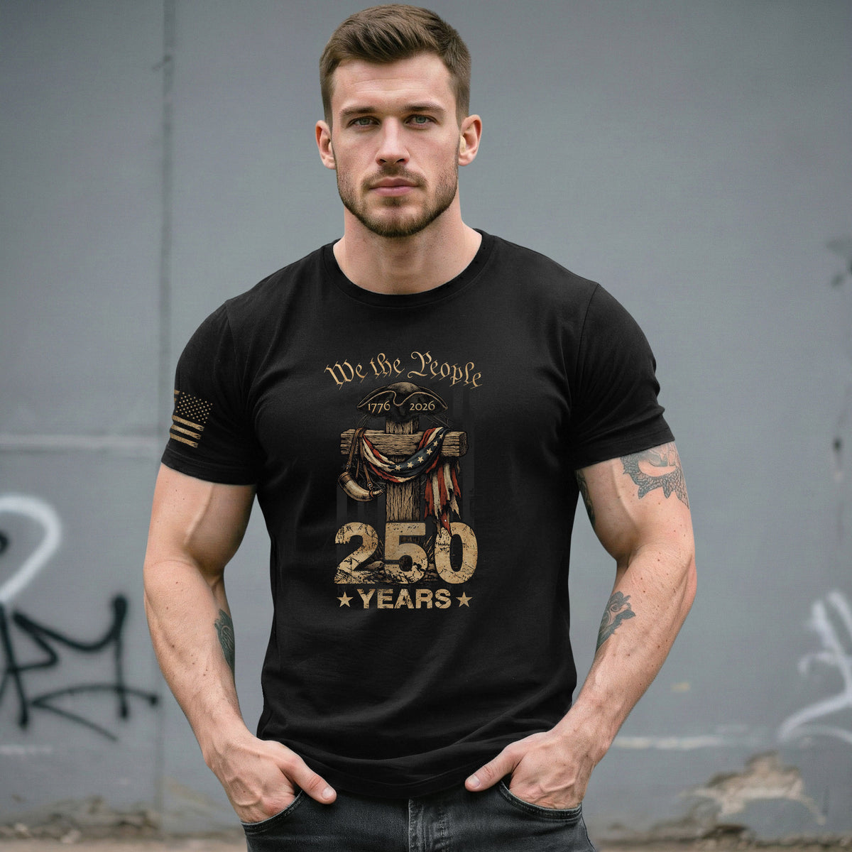 Christian Freedom Heritage Shirt USA 250 Years Independence Since 1776 - Rust Field Wear