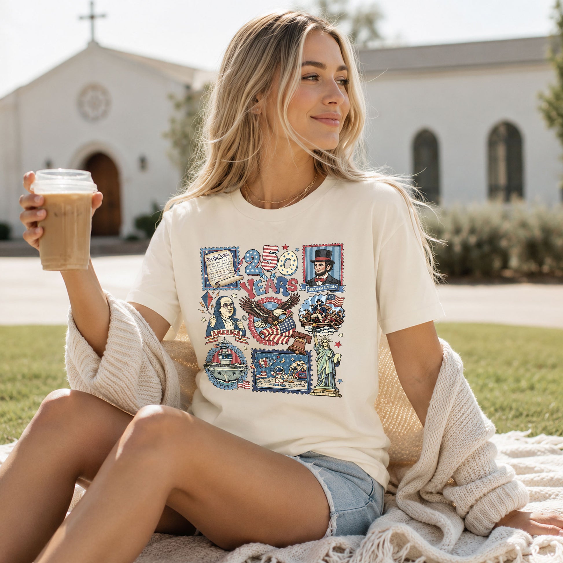 USA 250th Anniversary Shirt 1776-2026 - Vintage 250 Years of Freedom Patriotic Retro Tee - Rust Field Wear