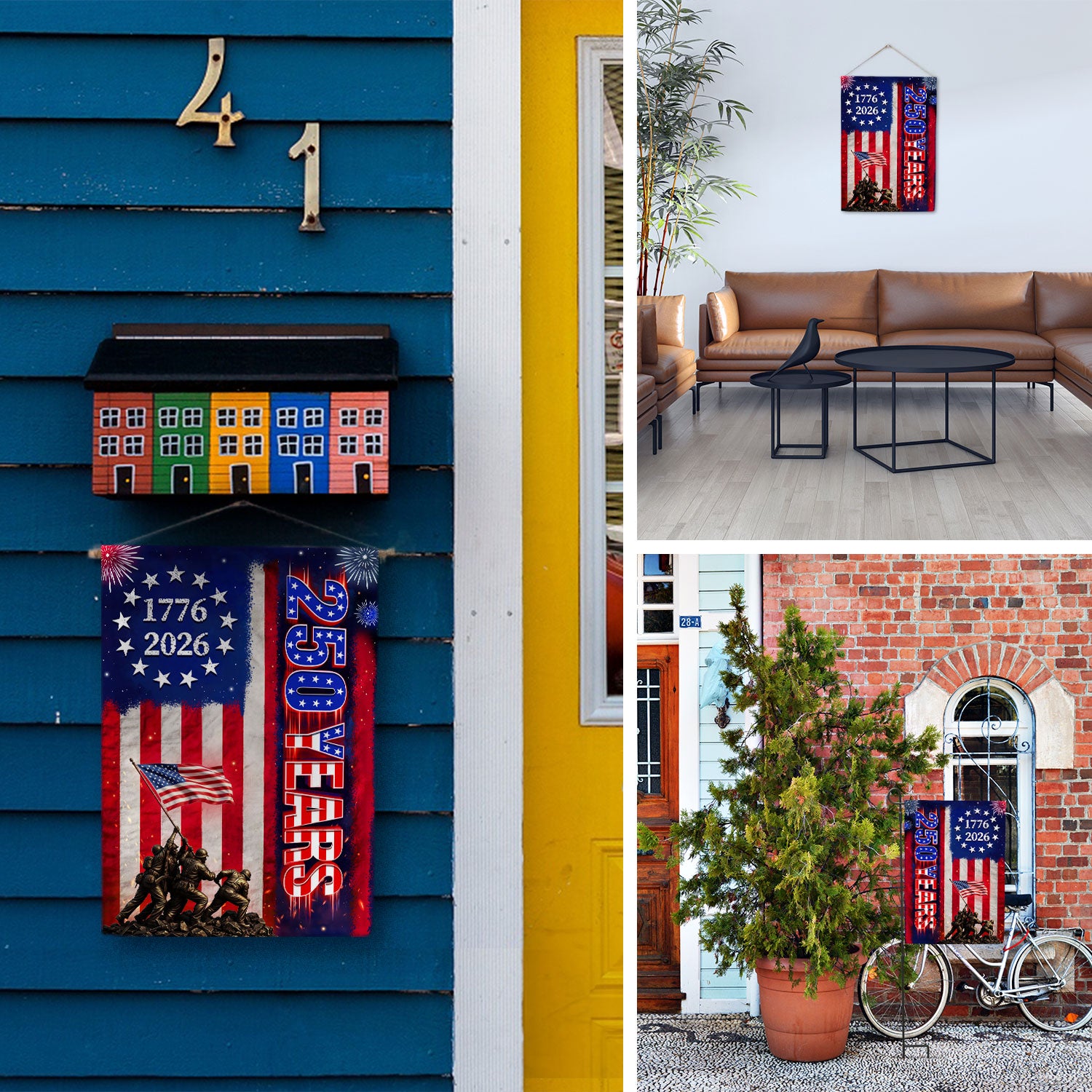 American Eagle Garden Flag 250 Years Patriotic Outdoor Decoration