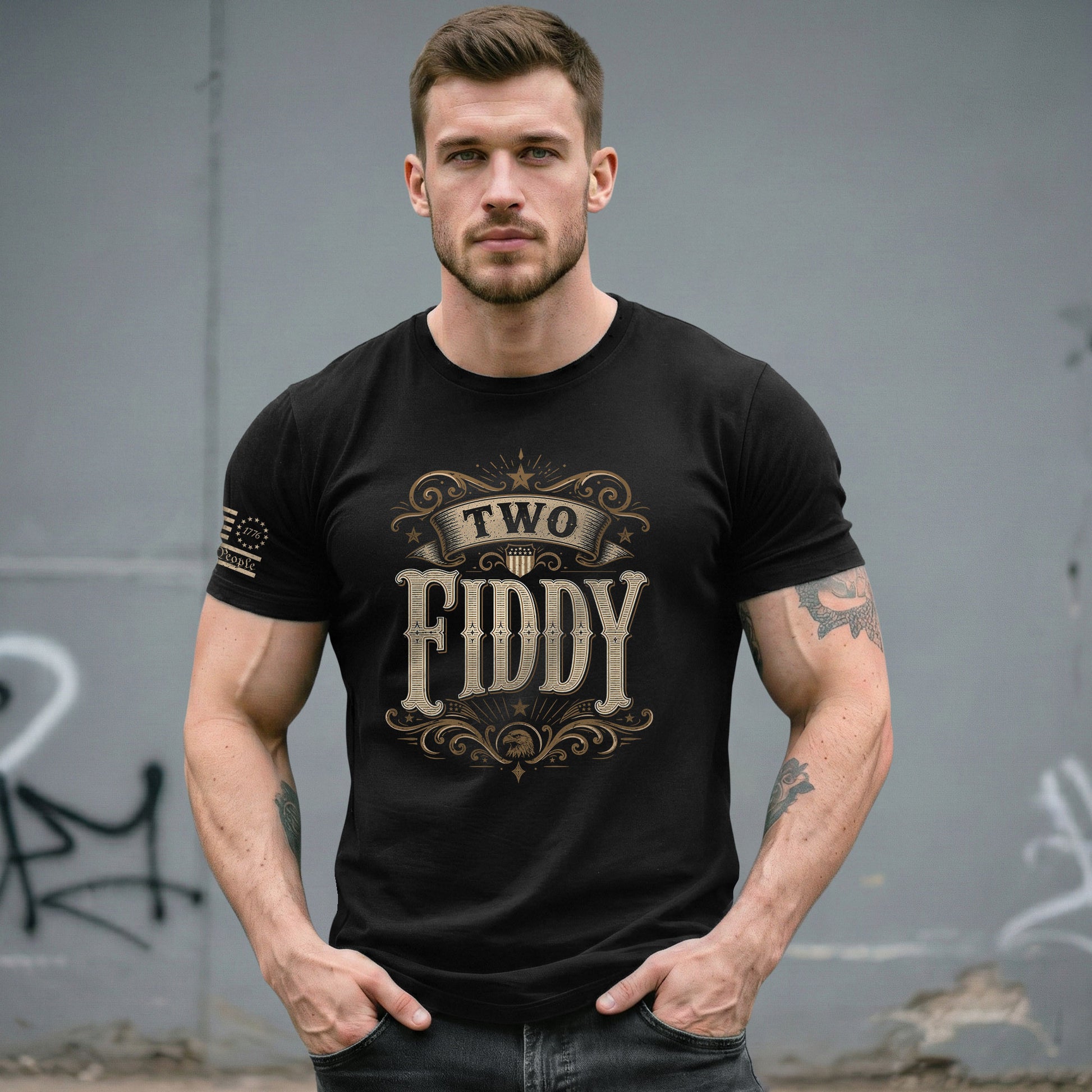 American Legacy 250th Anniversary Tee - Classic Two Fiddy Heritage Graphic Cotton Apparel - Rust Field Wear