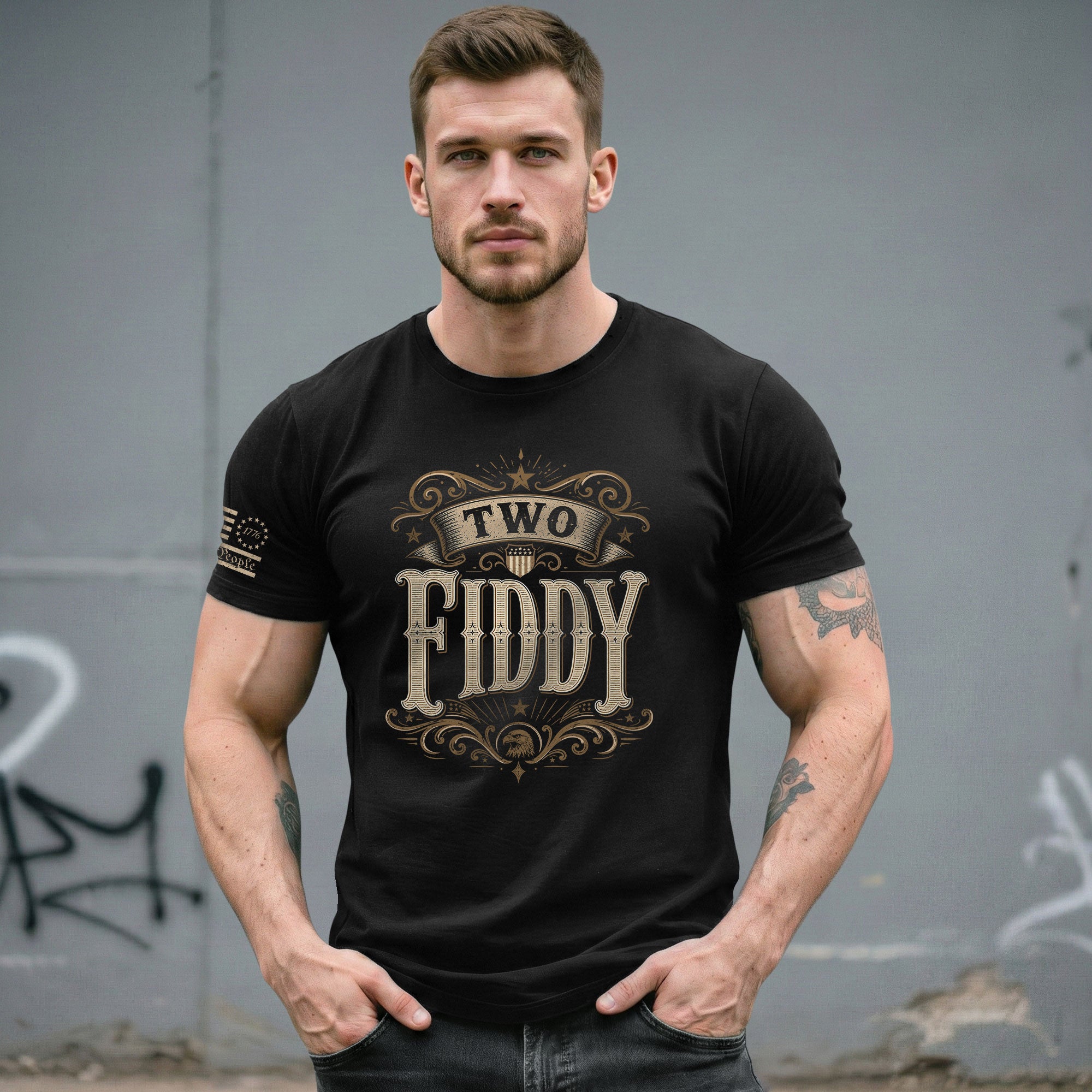 American Legacy 250th Anniversary Tee - Classic Two Fiddy Heritage Graphic Cotton Apparel - Rust Field Wear