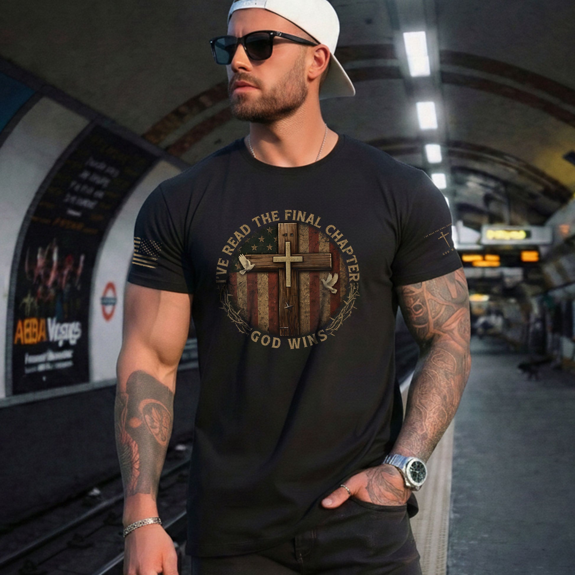 Faith Based Christian Tee Shirts, I’ve Read the Final Chapter, God Wins T Shirts - Christian Shirts for Men - Rust Field Wear