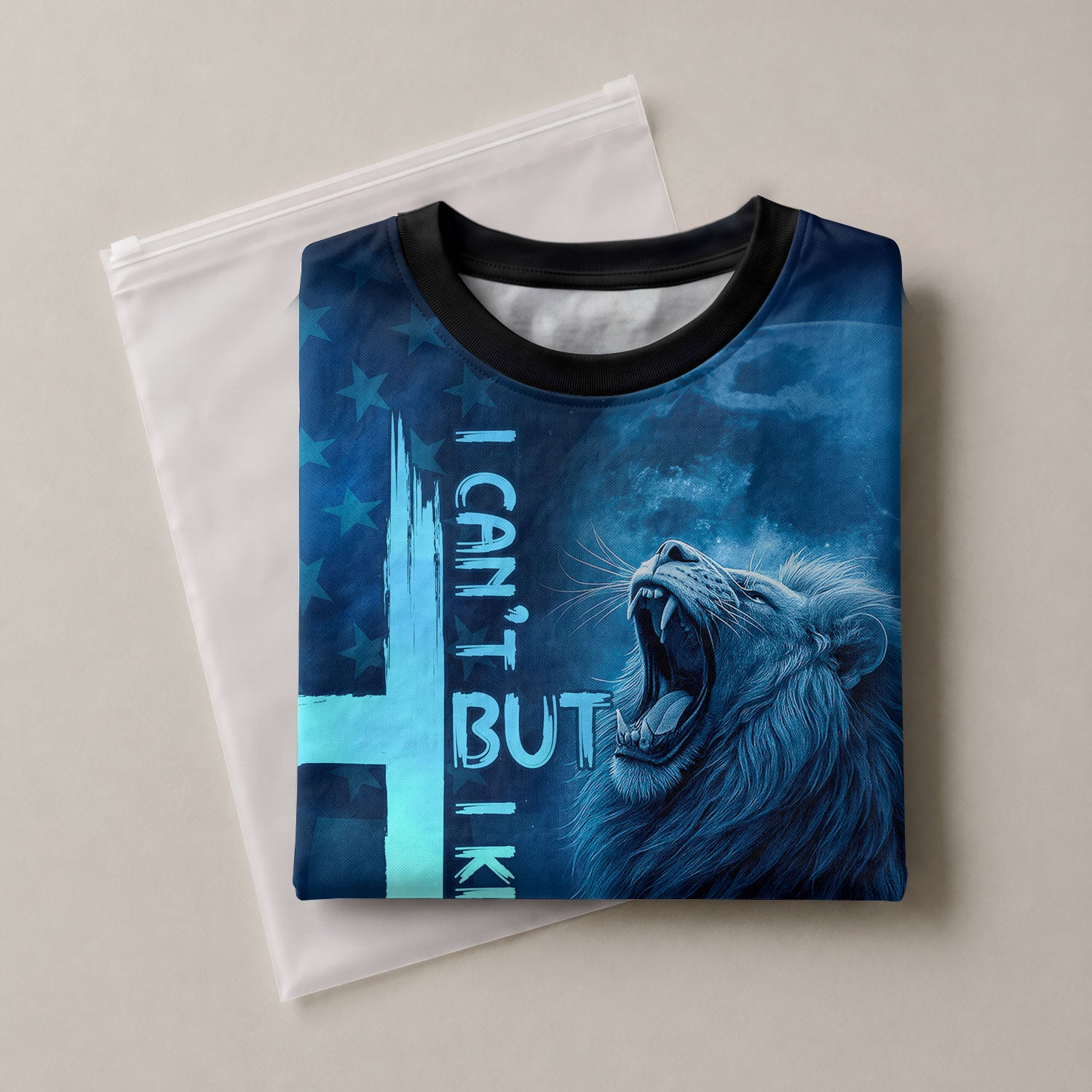 Christian Tee Shirts, I Can't But I Know A Guy Lion - Freedom Shirts for Men, RustField Co - Rust Field Wear