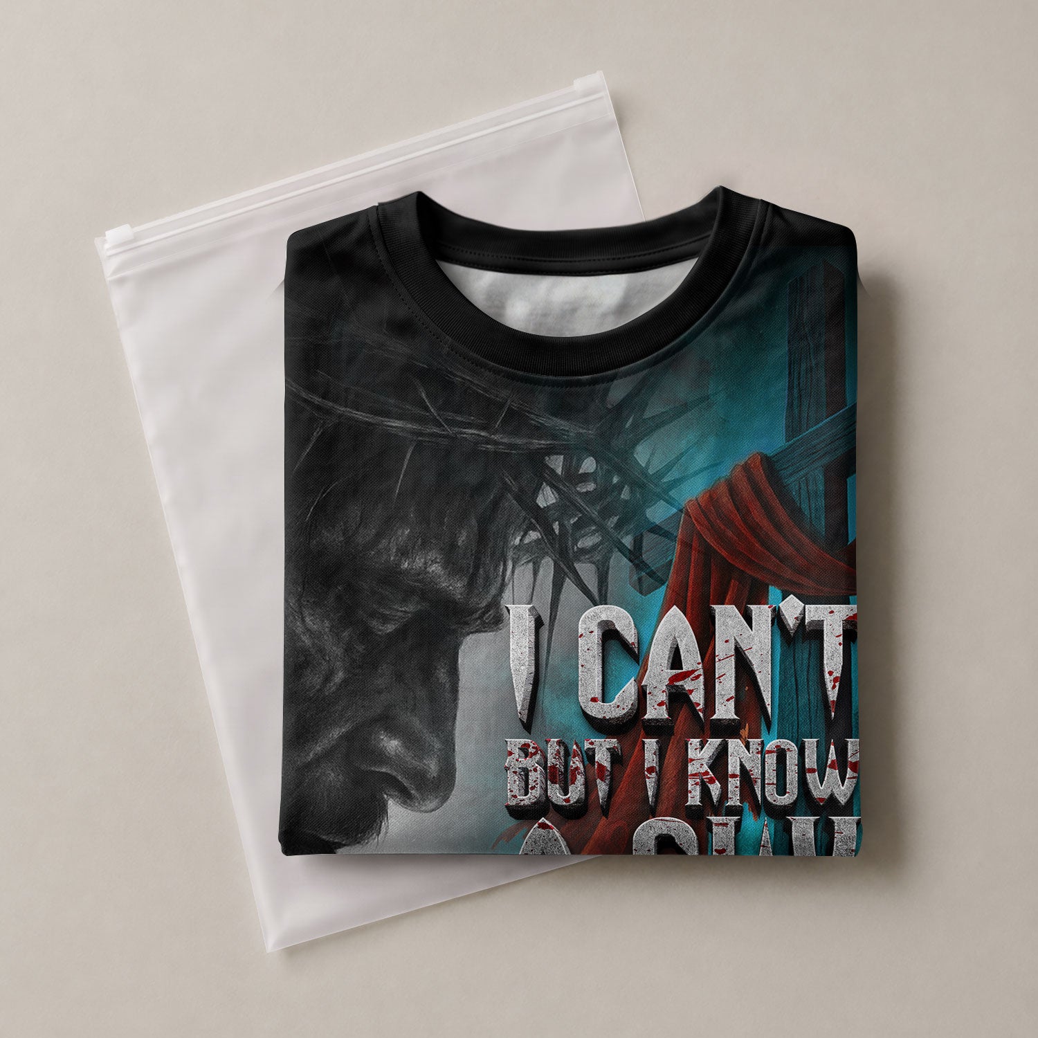 Christian Tee Shirts for Men, RustField Co - Jesus Crucifixion, Freedom Shirts - Rust Field Wear
