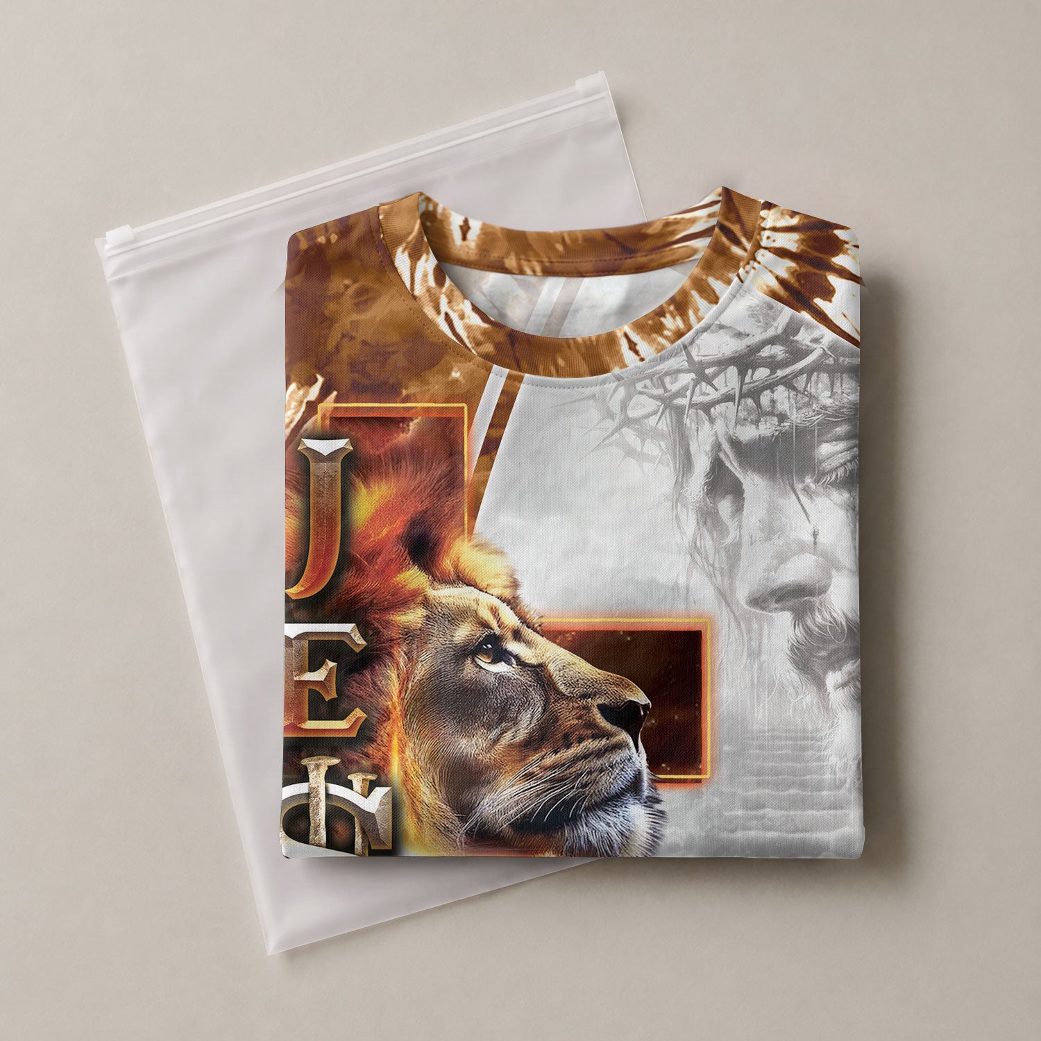 RustField Co, The Way The Truth The Life John 14 6 Lion Of Judah - Christian Tee Shirts for Men, Freedom Shirts - Rust Field Wear