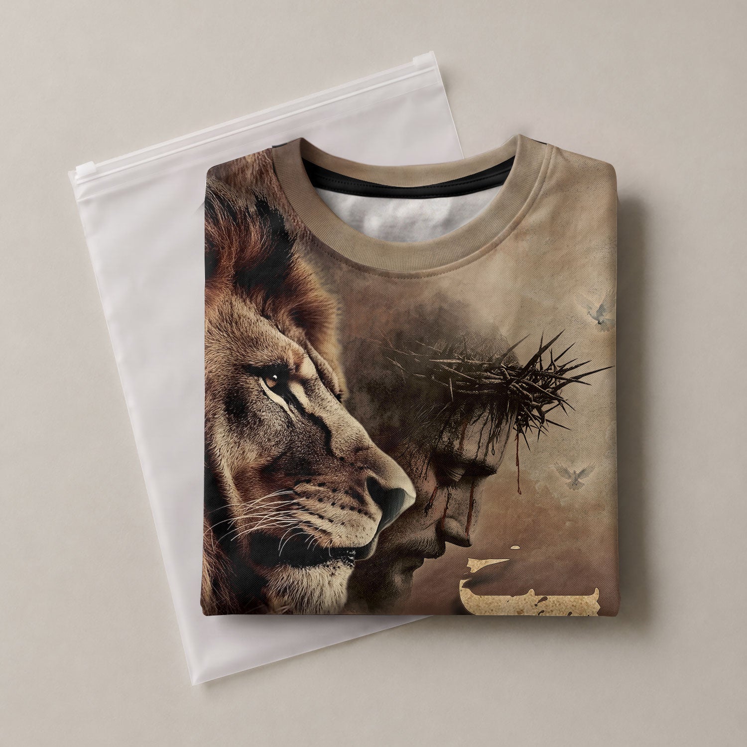 Freedom Shirts for Men, Jesus The Way The Truth The Life Faith Driven Lion - Christian Tee Shirts, RustField Co - Rust Field Wear