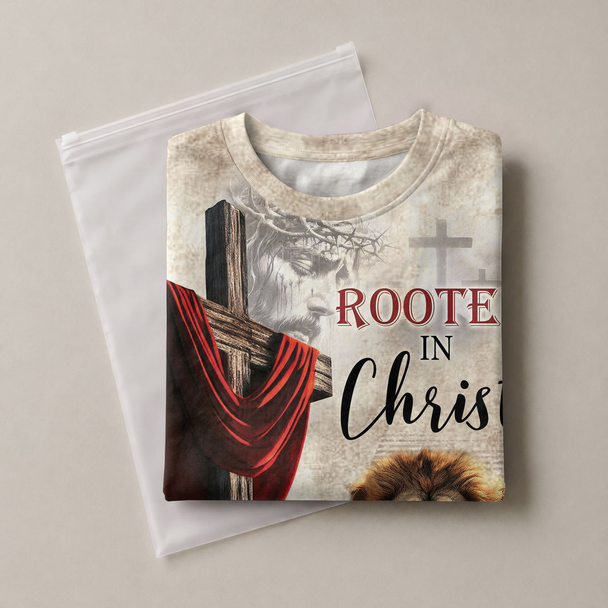 Freedom Shirts - Be As A Lion Rooted In Christ Proverbs 28 1, Christian Tee Shirts for Men, RustField Co - Rust Field Wear