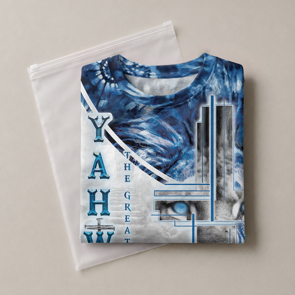 RustField Co Freedom Shirts - Yahweh Reigns with Lion and Cross of Power, Christian Tee Shirts for Men - Rust Field Wear
