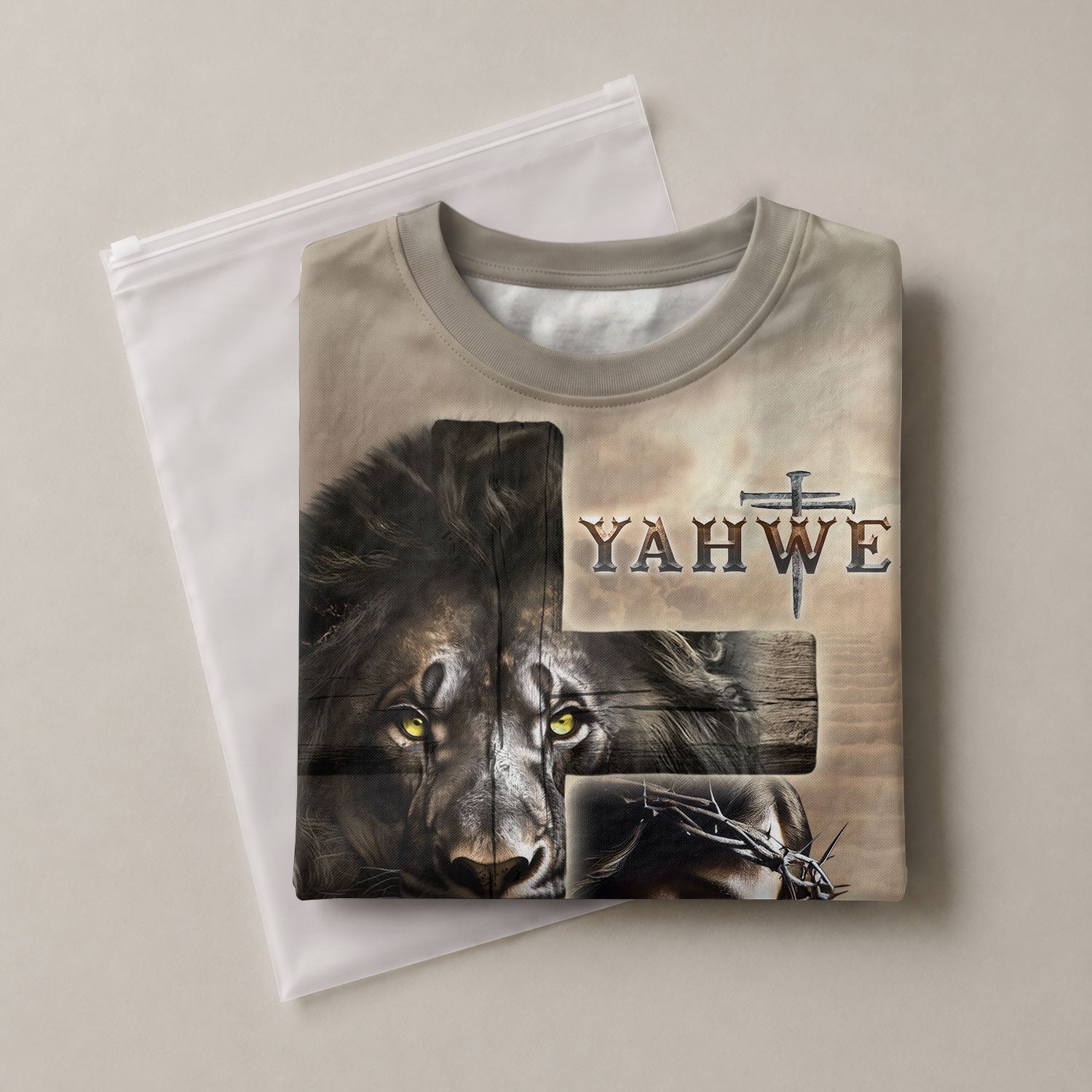 Freedom Shirts for Men, Lion of Judah and Cross Yahweh The Great I Am - Christian Tee Shirts, RustField Co - Rust Field Wear
