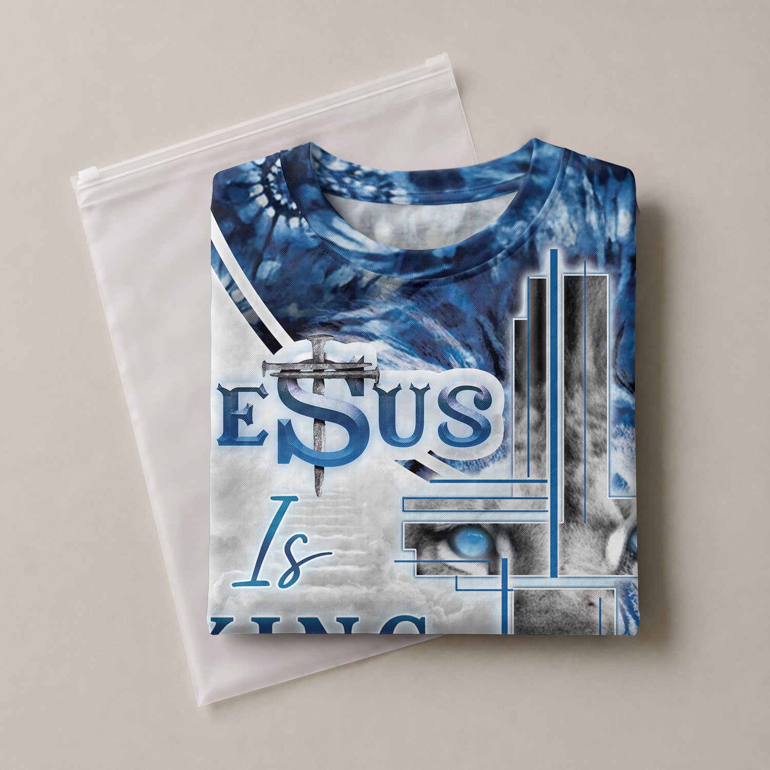Freedom Shirts - Eyed Lion Of Judah Jesus Is King, Christian Tee Shirts for Men, RustField Co - Rust Field Wear
