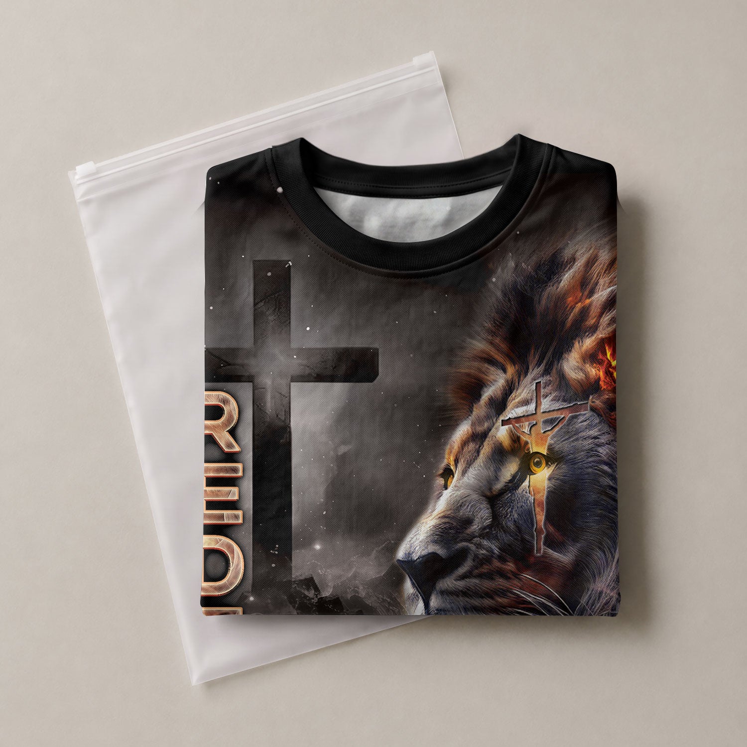 RustField Co Freedom Shirts - Redeemed By The Lion Of Judah Fiery, Christian Tee Shirts for Men - Rust Field Wear