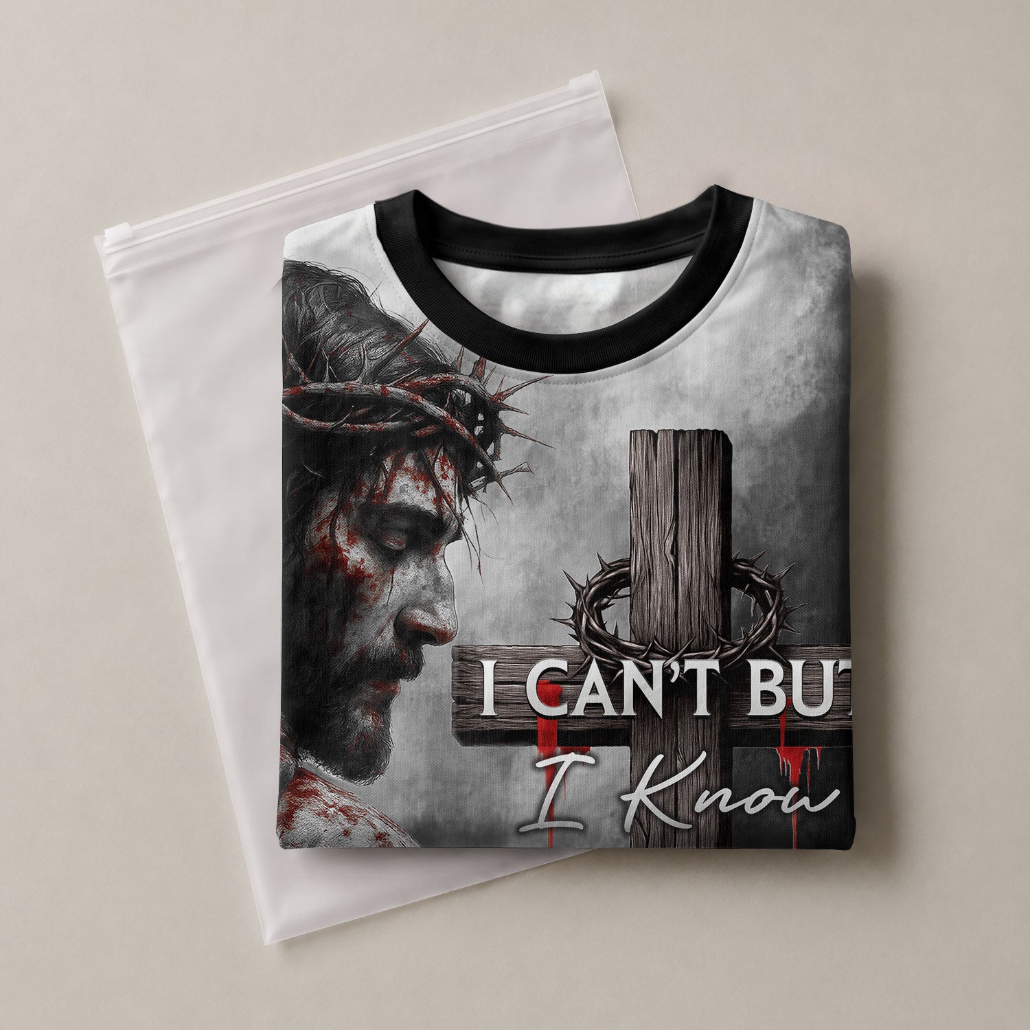 Christian Tee Shirts for Men, RustField Co - I Can't But I Know A Guy Jesus Cross Lion Redemption Warrior, Freedom Shirts - Rust Field Wear