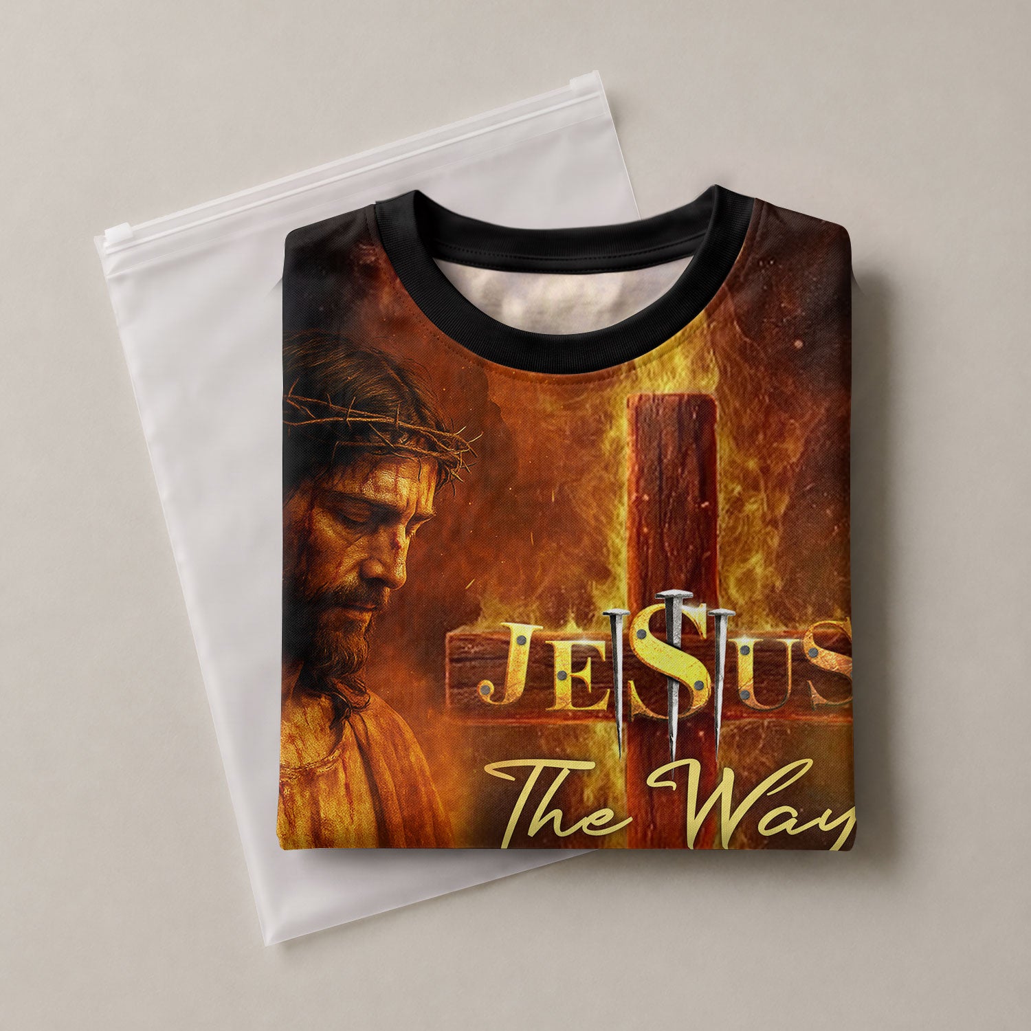 Freedom Shirts for Men, Jesus The Way The Truth The Life Lion - Christian Tee Shirts, RustField Co - Rust Field Wear