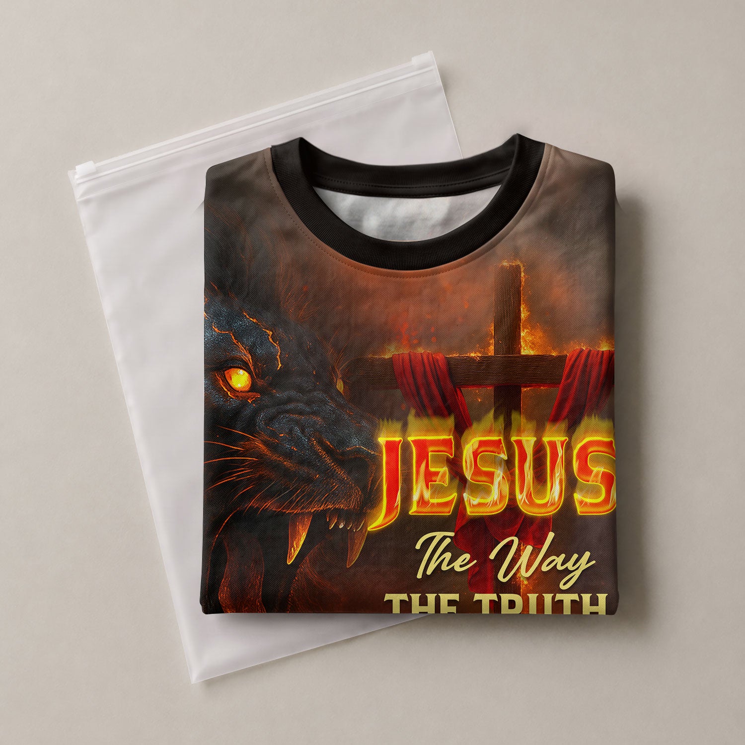 Jesus The Way The Truth The Life Lion of Judah - Christian Tee Shirts for Men, Freedom Shirts, RustField Co - Rust Field Wear