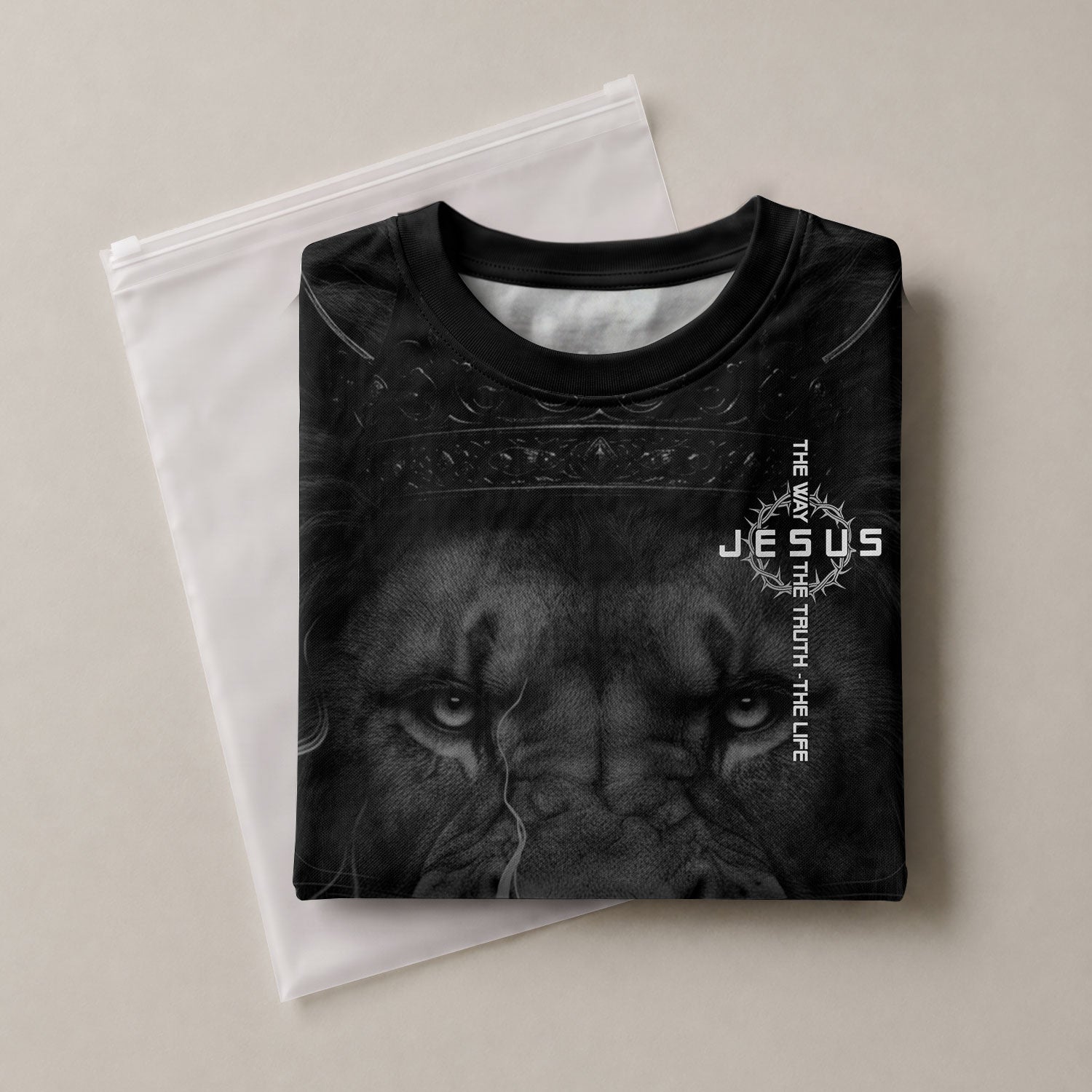 Jesus The Way The Truth The Life Lion of Judah - RustField Co Freedom Shirts, Christian Tee Shirts for Men - Rust Field Wear