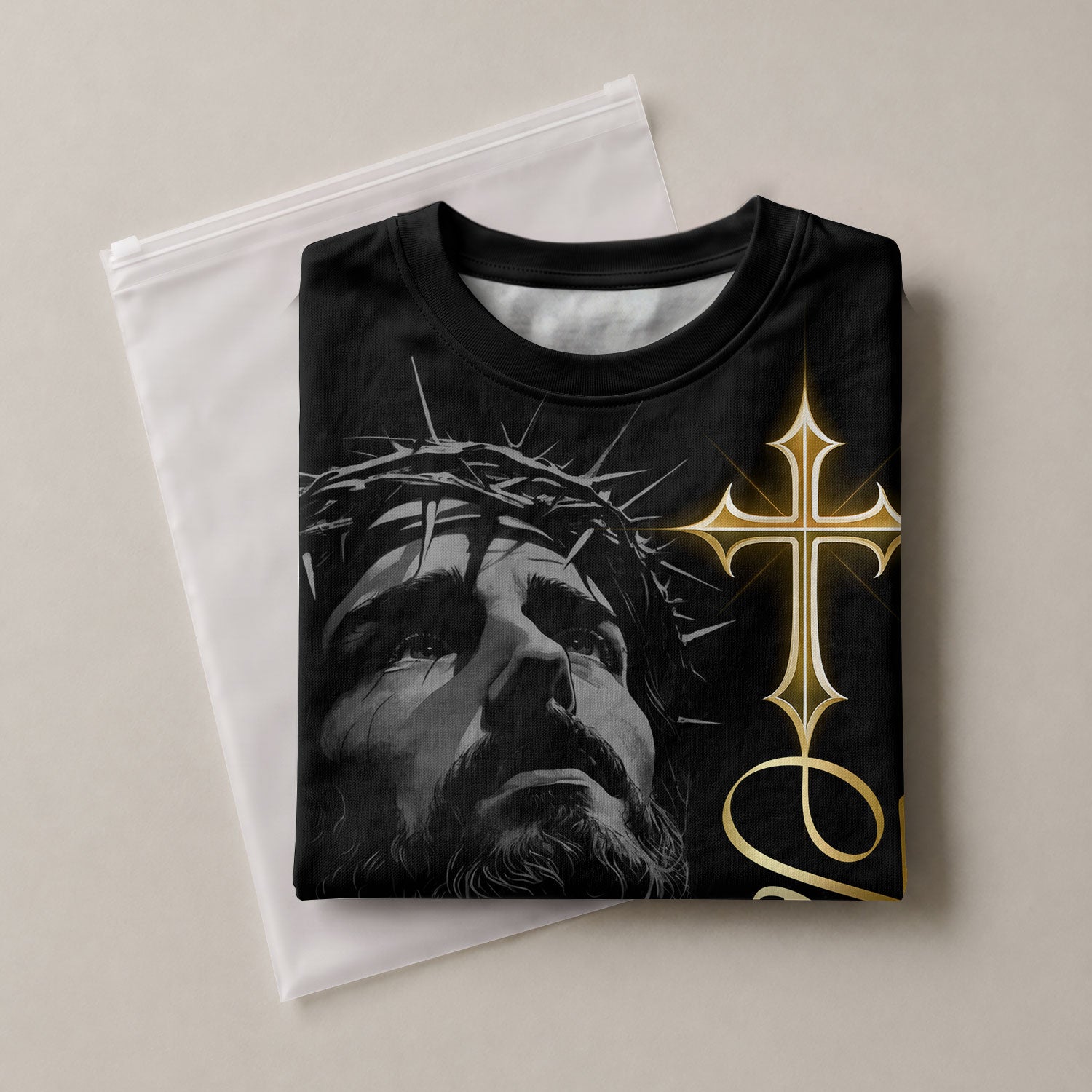Christian Tee Shirts for Men - Jesus The Way The Truth The Life Cross Lion, RustField Co Freedom Shirts - Rust Field Wear