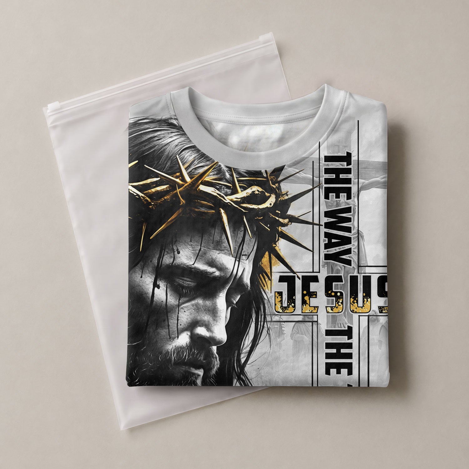 RustField Co Christian Tee Shirts - Jesus The Way The Truth The Life Lion, Freedom Shirts for Men - Rust Field Wear