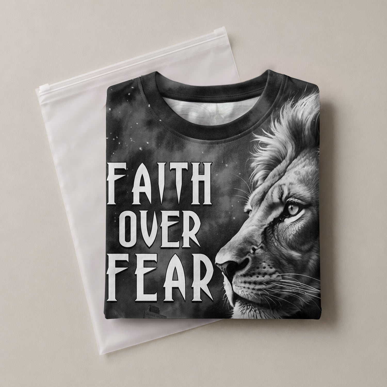 Freedom Shirts - Faith Over Fear Lion of Judah Jesus, Christian Tee Shirts for Men, RustField Co - Rust Field Wear