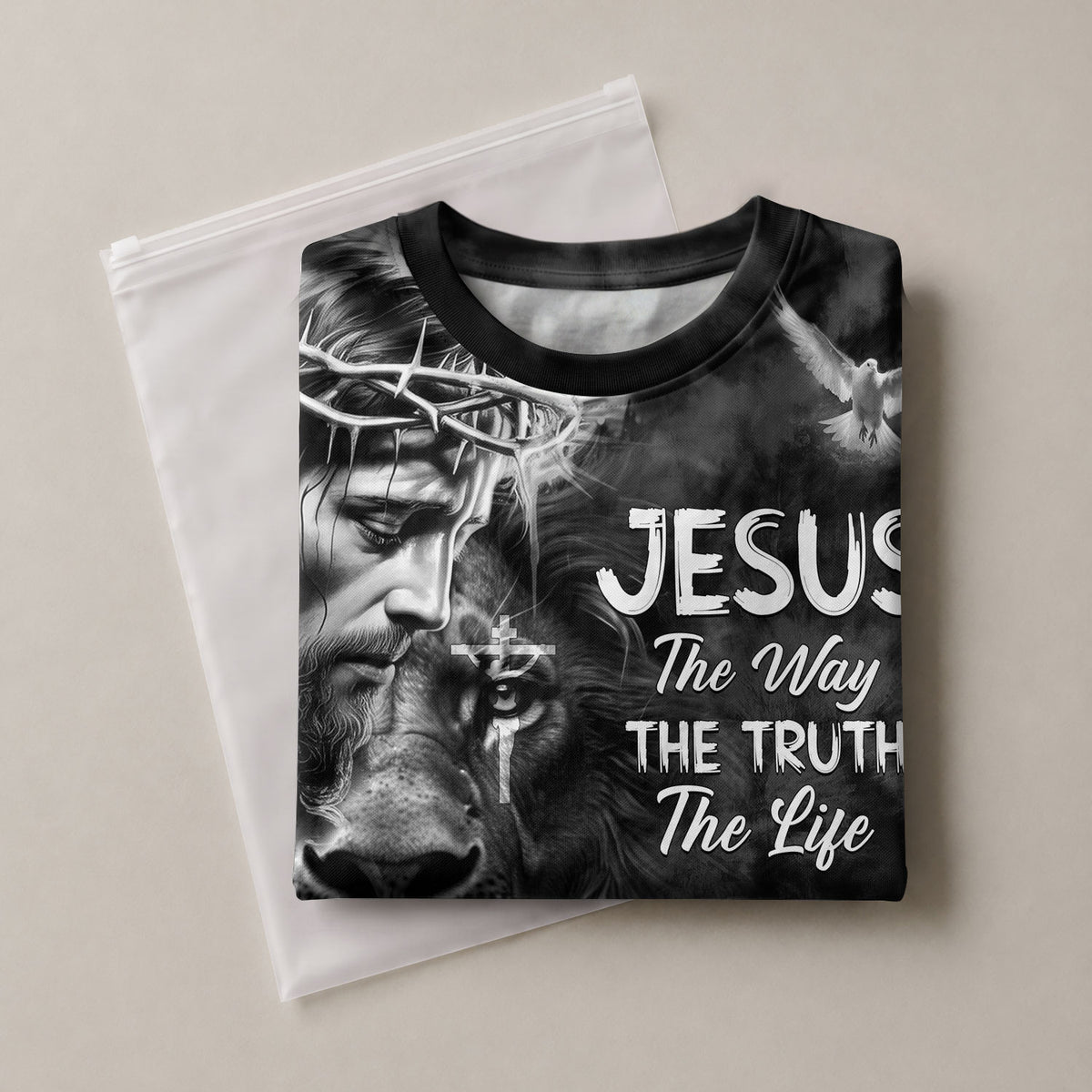 Freedom Shirts for Men, And Jesus Lion Of Judah Cross The Way The Truth The Life - Christian Tee Shirts, RustField Co - Rust Field Wear