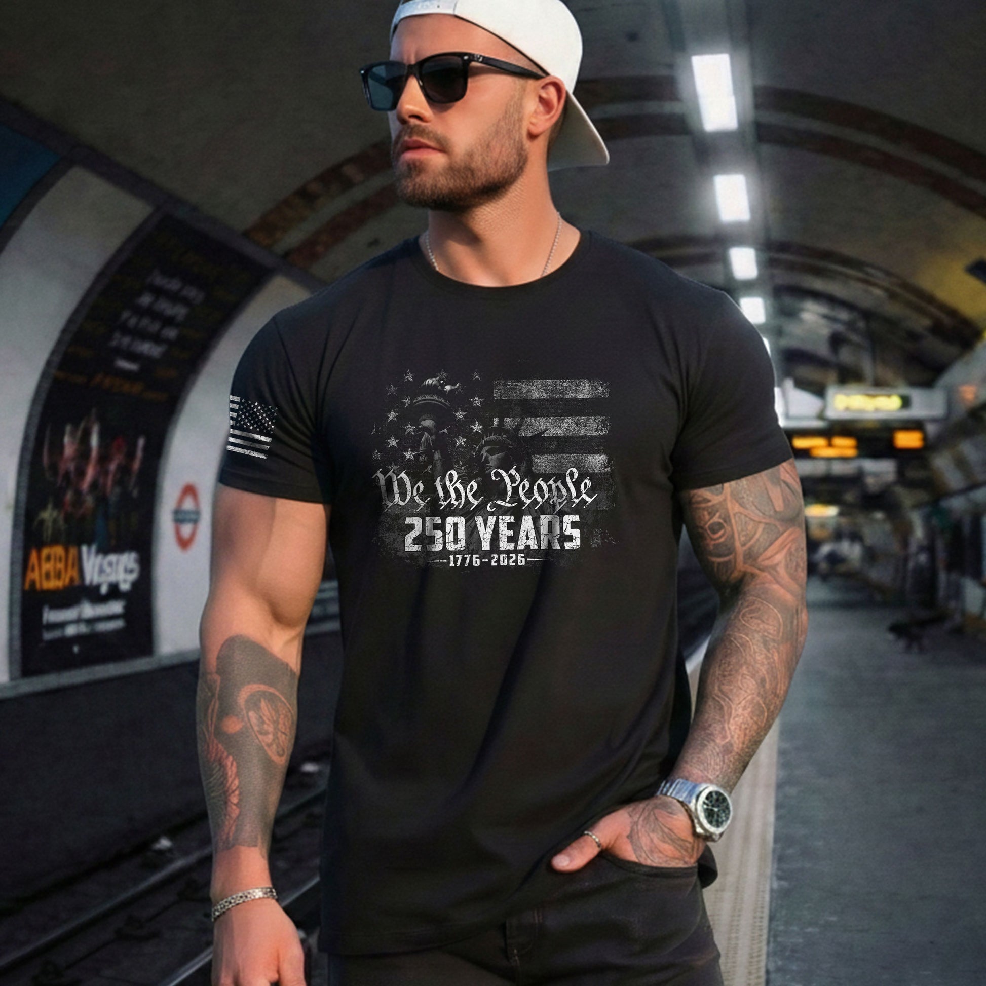 USA 250th Anniversary 250 Years Shirt 1776-2026 We The People Statue of Liberty Patriotic - Rust Field Wear