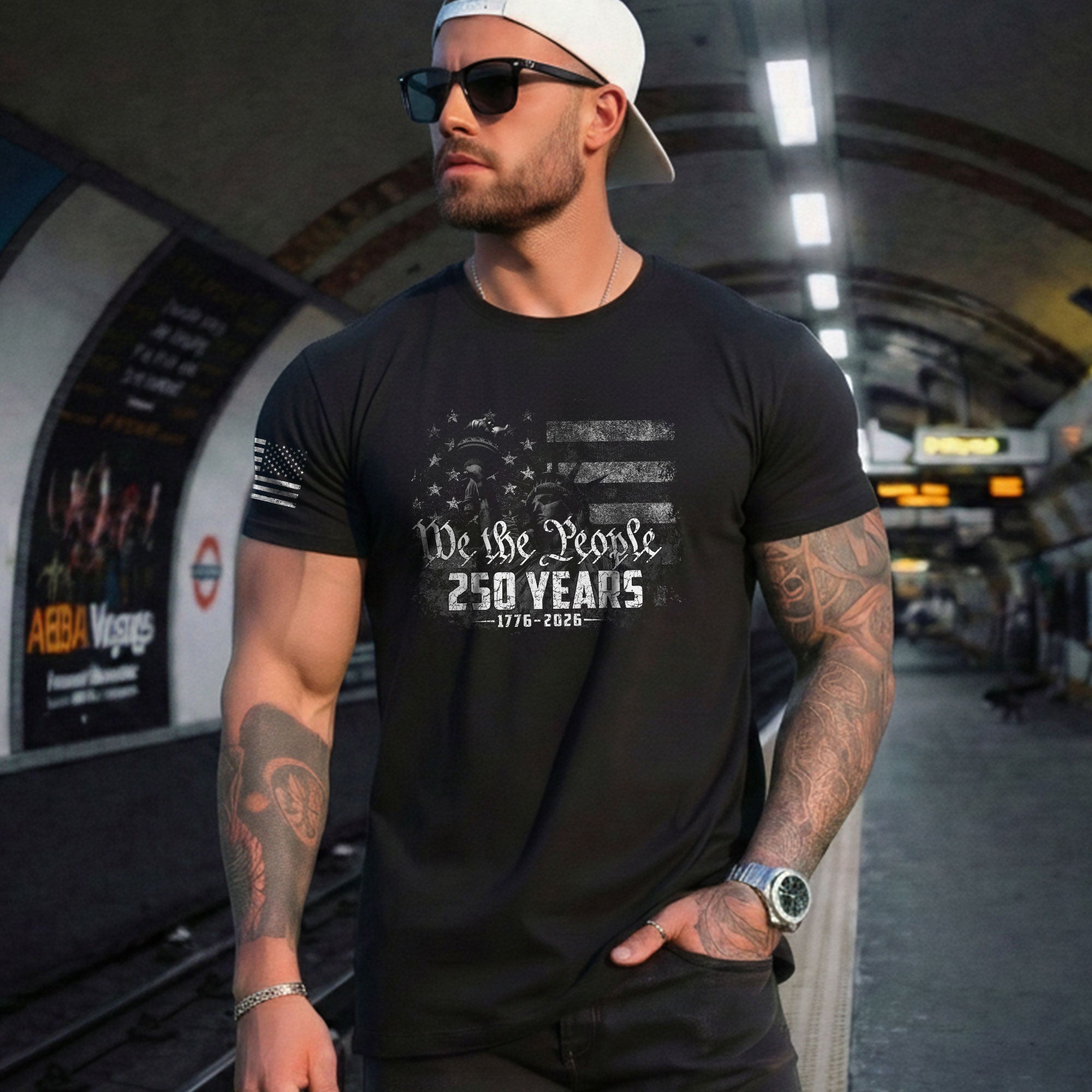 USA 250th Anniversary 250 Years Shirt 1776-2026 We The People Statue of Liberty Patriotic - Rust Field Wear