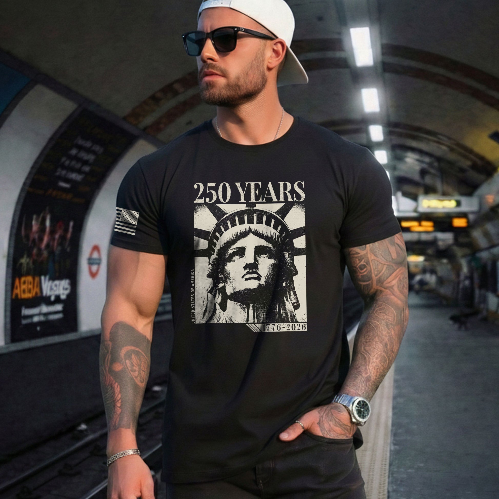250 Years America Anniversary Heritage Shirt 1776–2026 Patriotic Spirit - Rust Field Wear