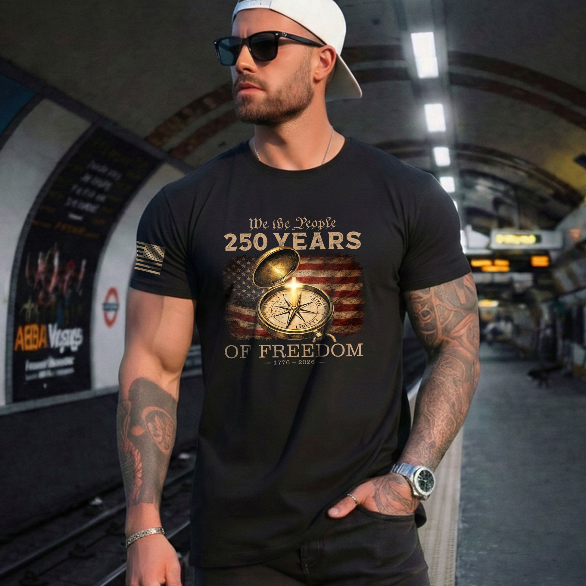 We The People USA 250 Years Independence Shirt 1776–2026 Patriotic Shirt - Rust Field Wear
