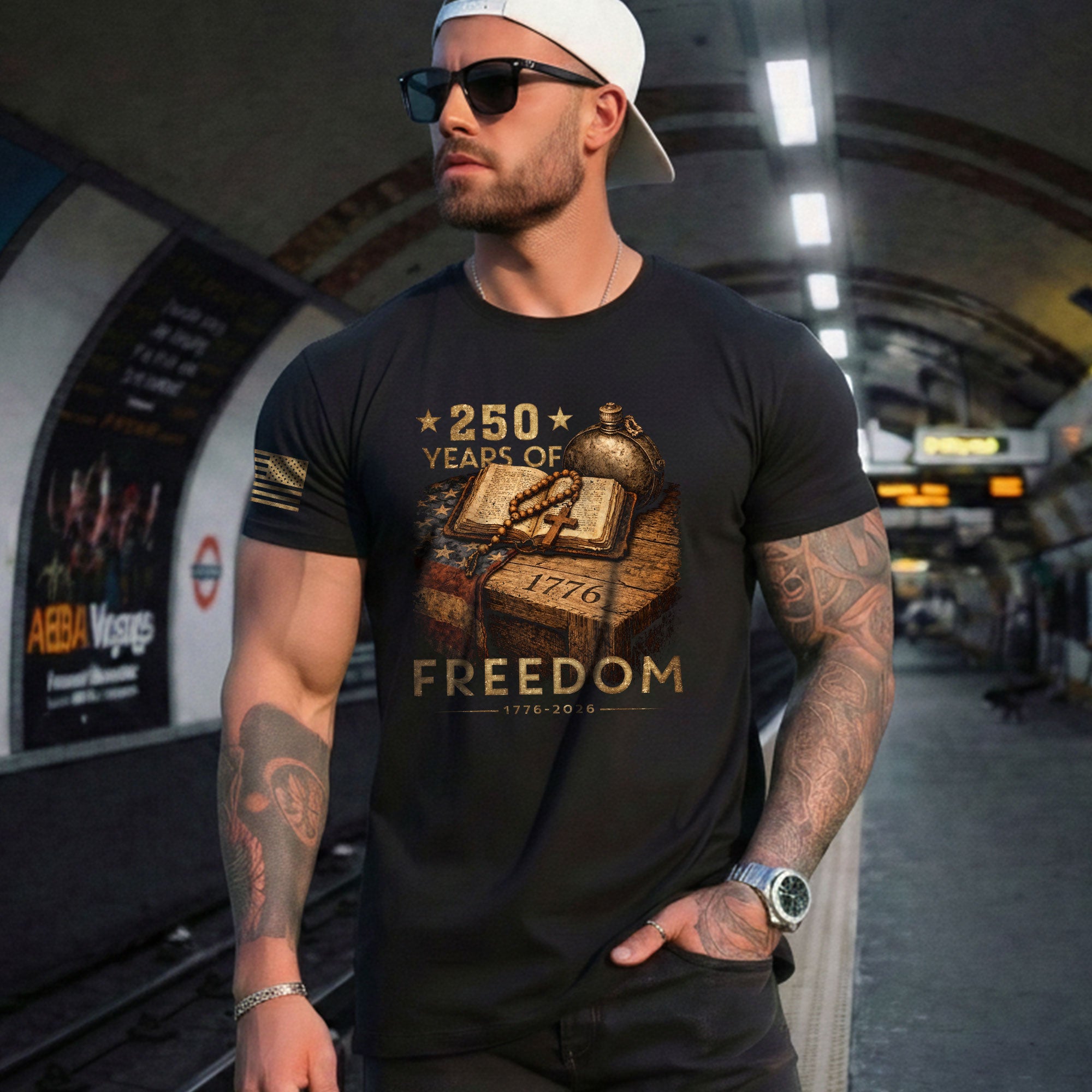USA 1776–2026 Freedom Heritage Shirt American 250 Year Celebration Shirt - Rust Field Wear