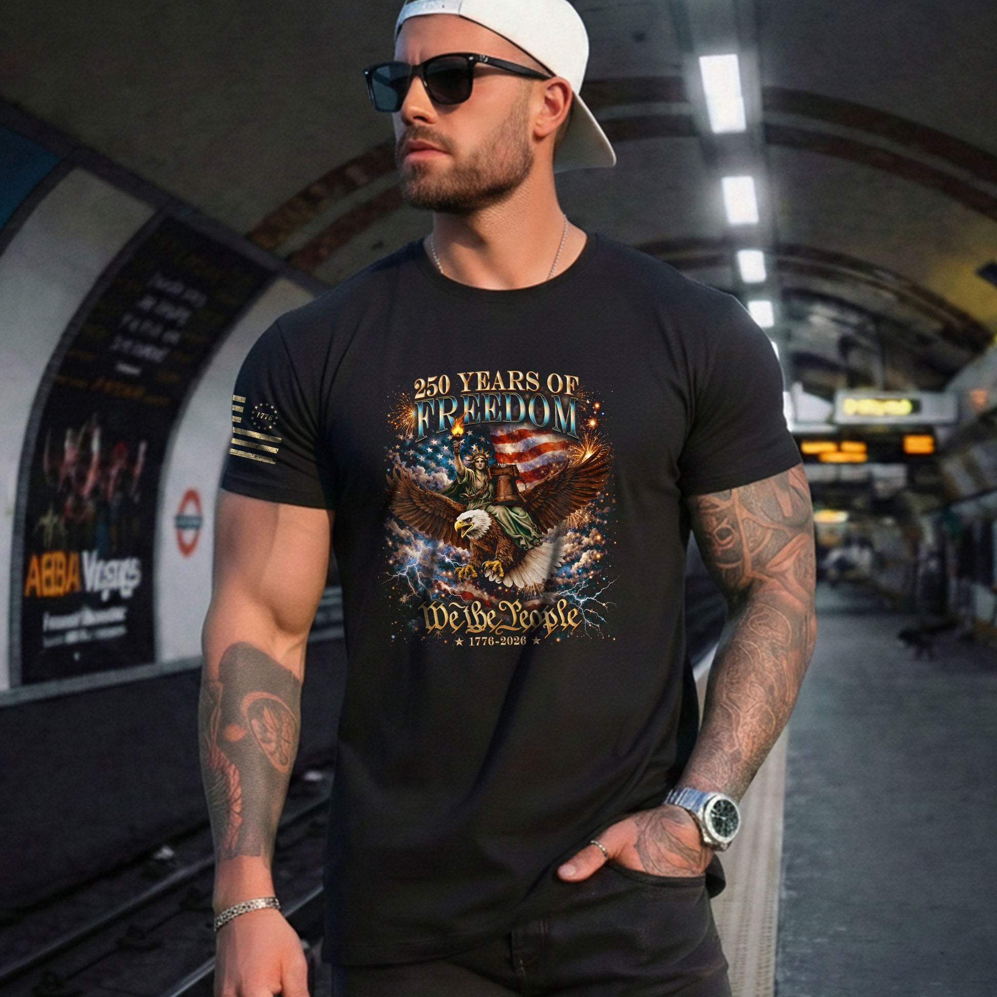 250 Years Of Freedom Shirt - 1776-2026 We The People 250th Anniversary USA Shirt & Merchandise Bootleg Tee - Rust Field Wear