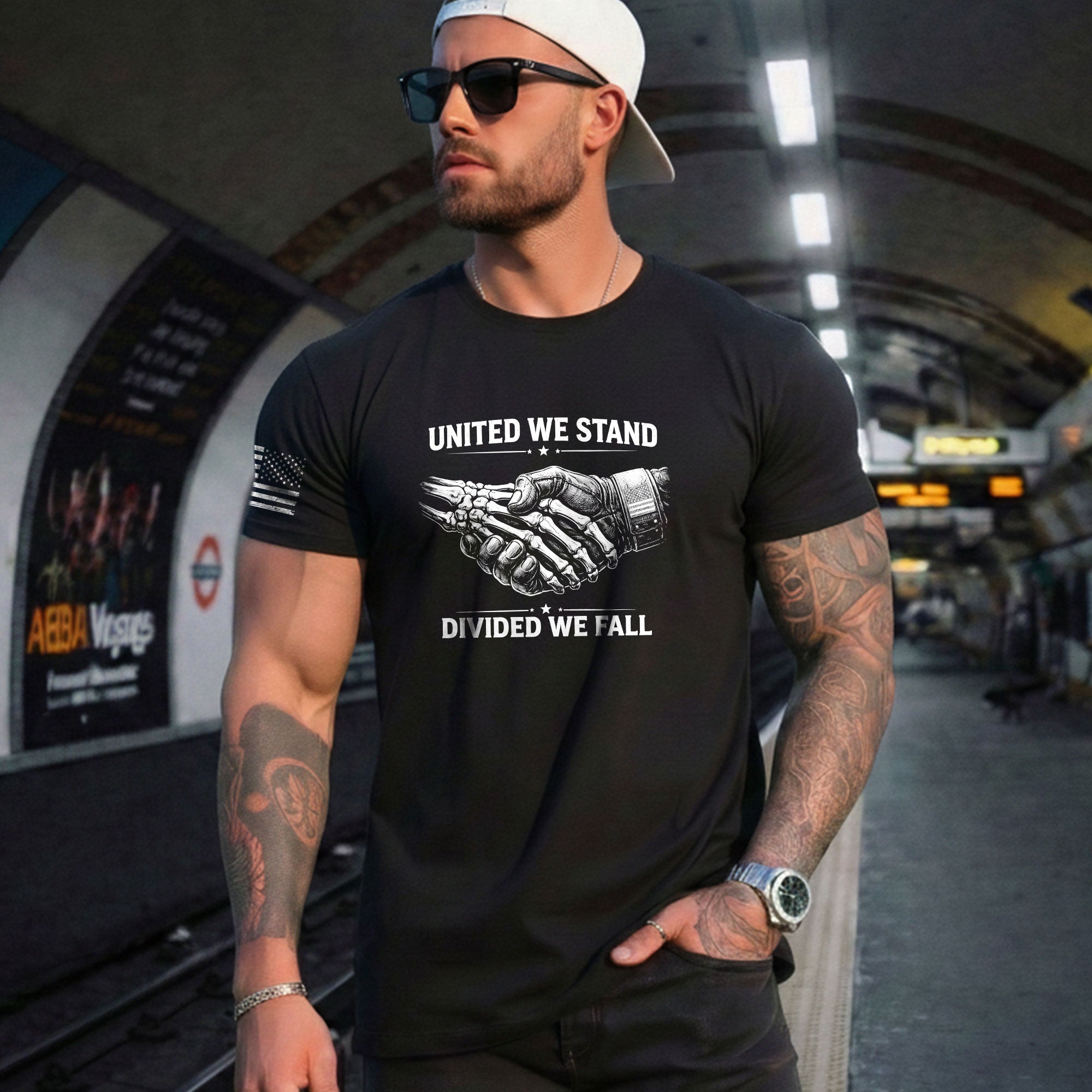 America 250th Anniversary Shirt - United We Stand Divided We Fall T-Shirt, 1776-2026 250 Years Patriotic Unity Tee - Rust Field Wear